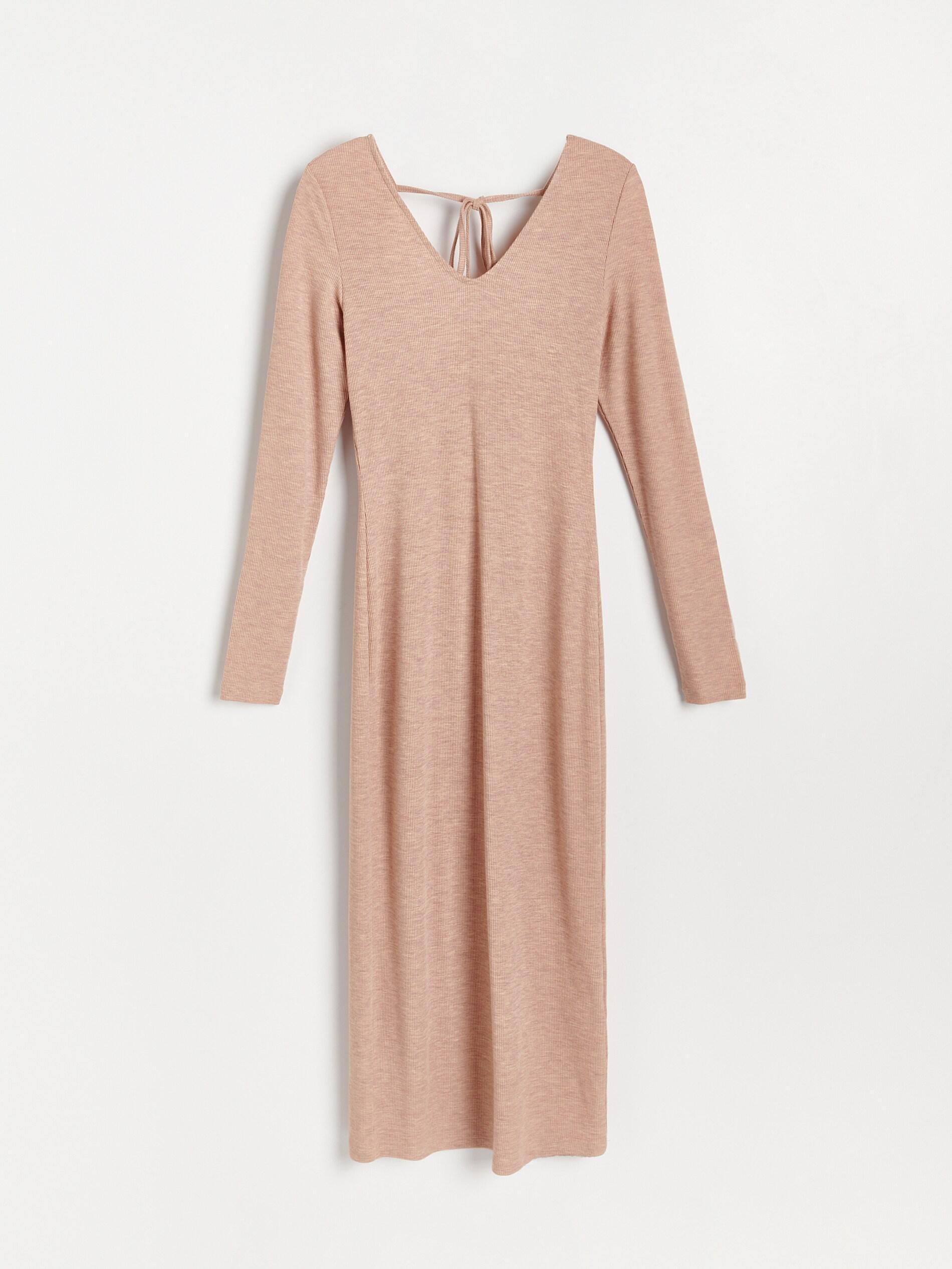 Reserved - Beige Knitted Dress, Women