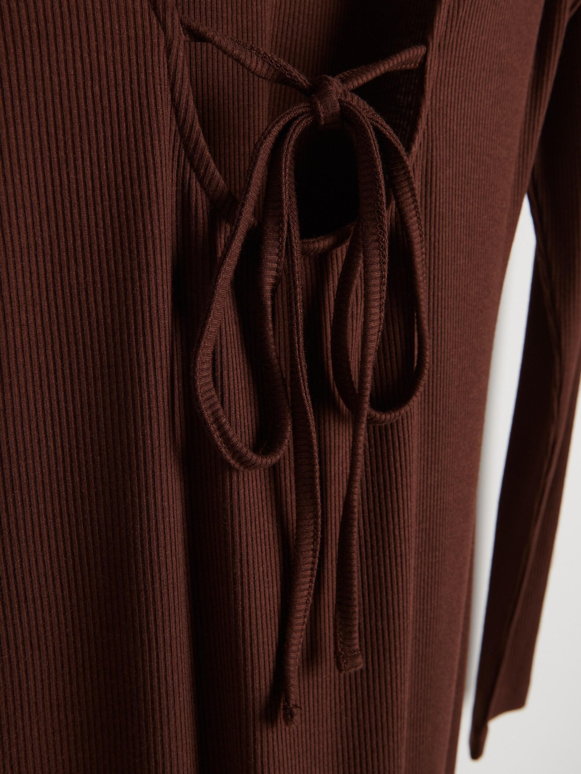 Reserved - Dark Brown Jersey Dress, Women