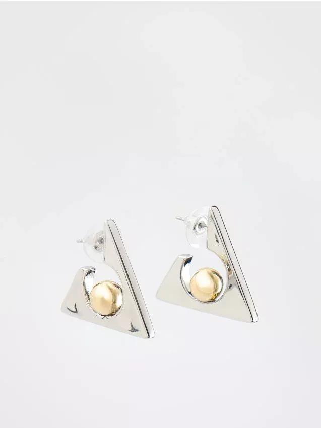 Multicolour Geometric Earrings, Multicolor, large image number 0