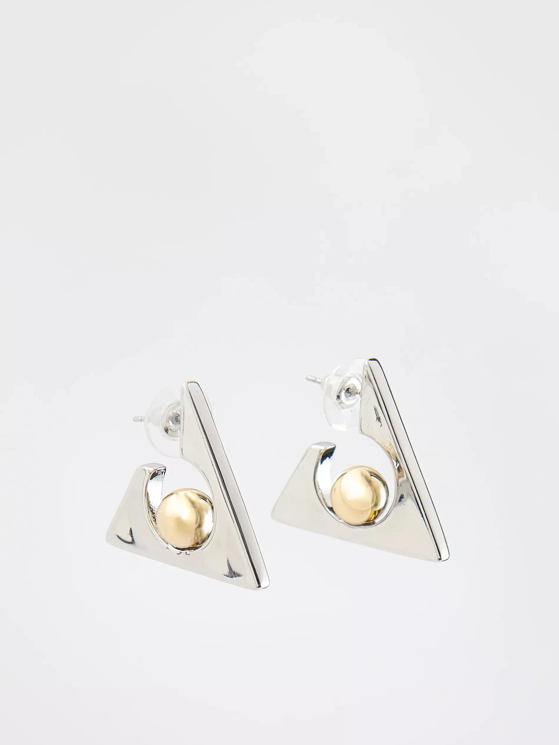 Multicolour Geometric Earrings, Multicolor, large image number 1