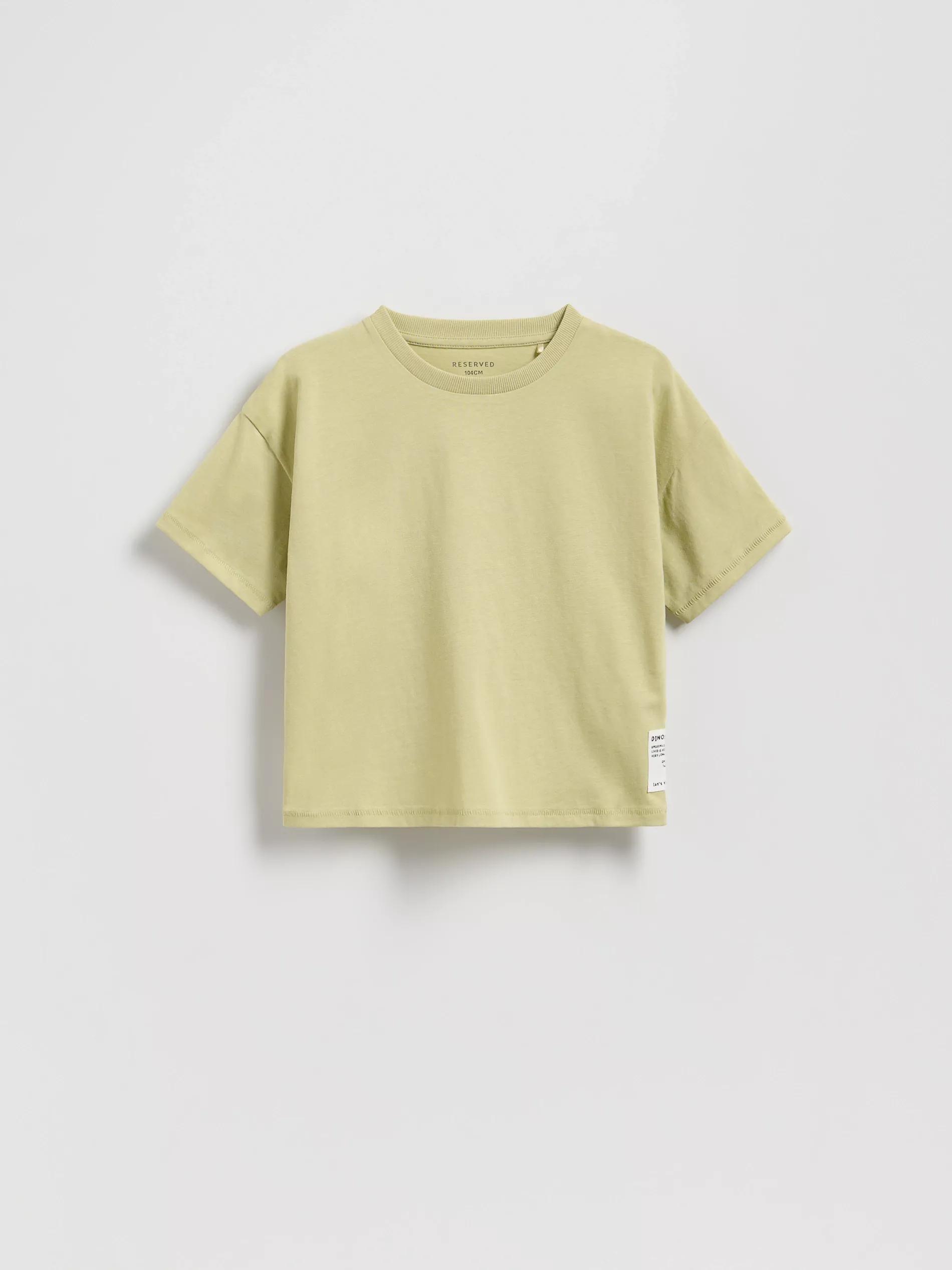 Yellow Green T-Shirt With Patch, Green, large image number 0