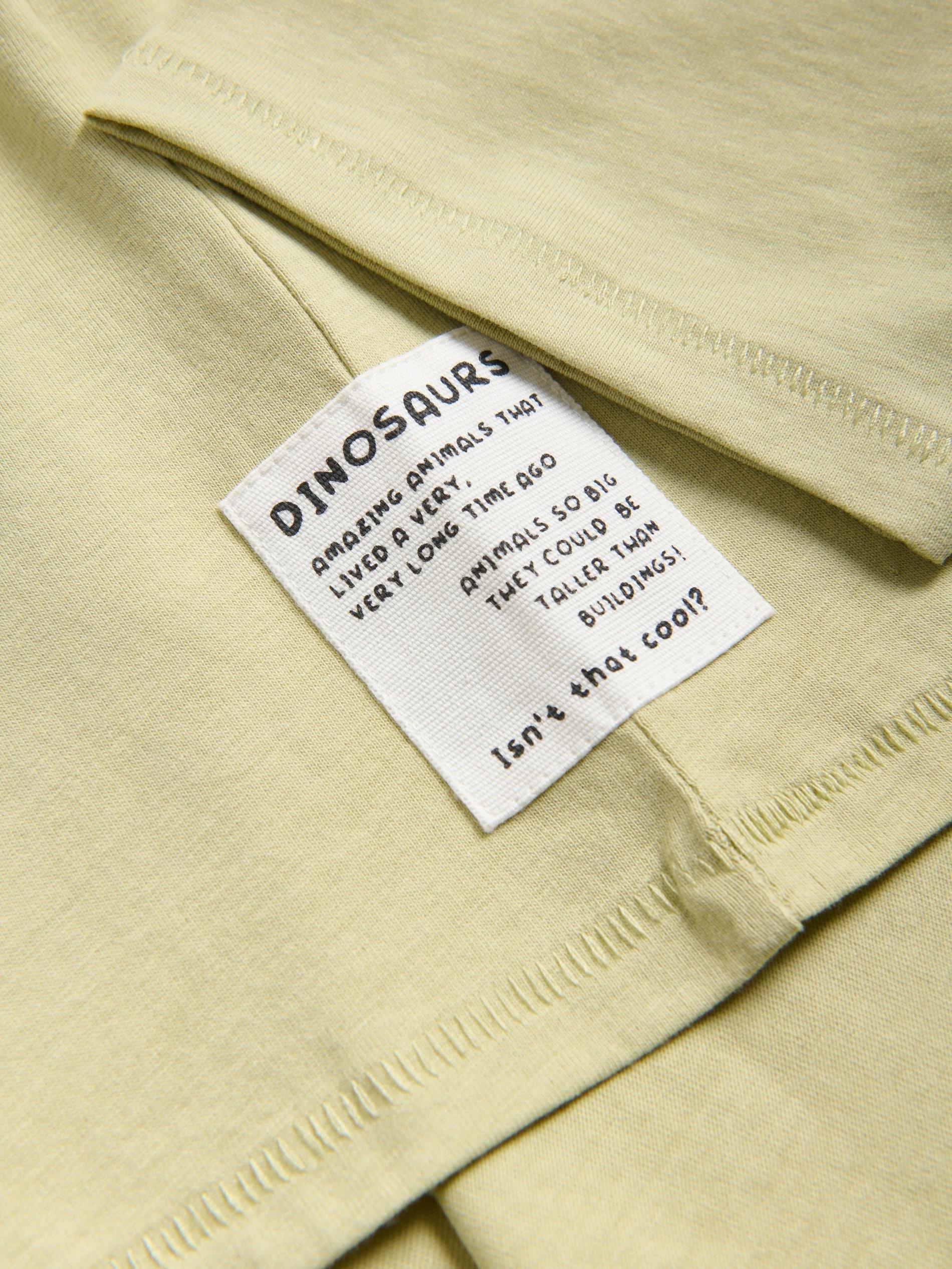 Yellow Green T-Shirt With Patch, Green, medium