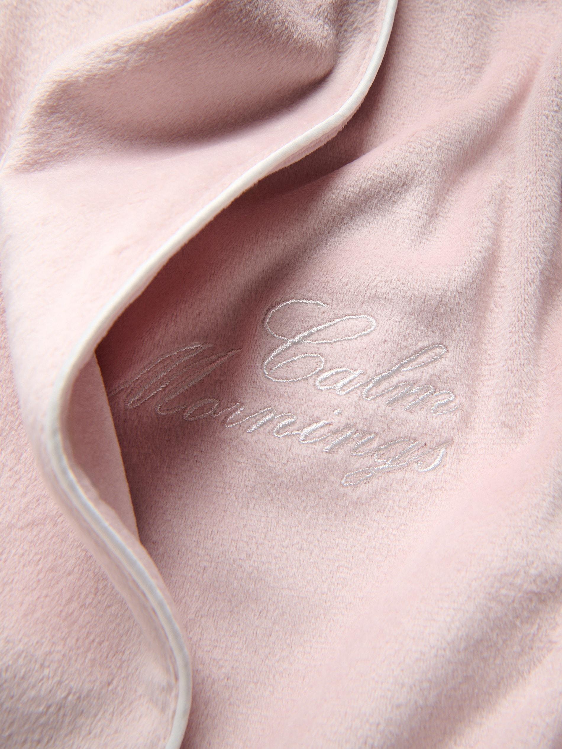 Pink Soft Robe With Belt, Pink, large image number 4