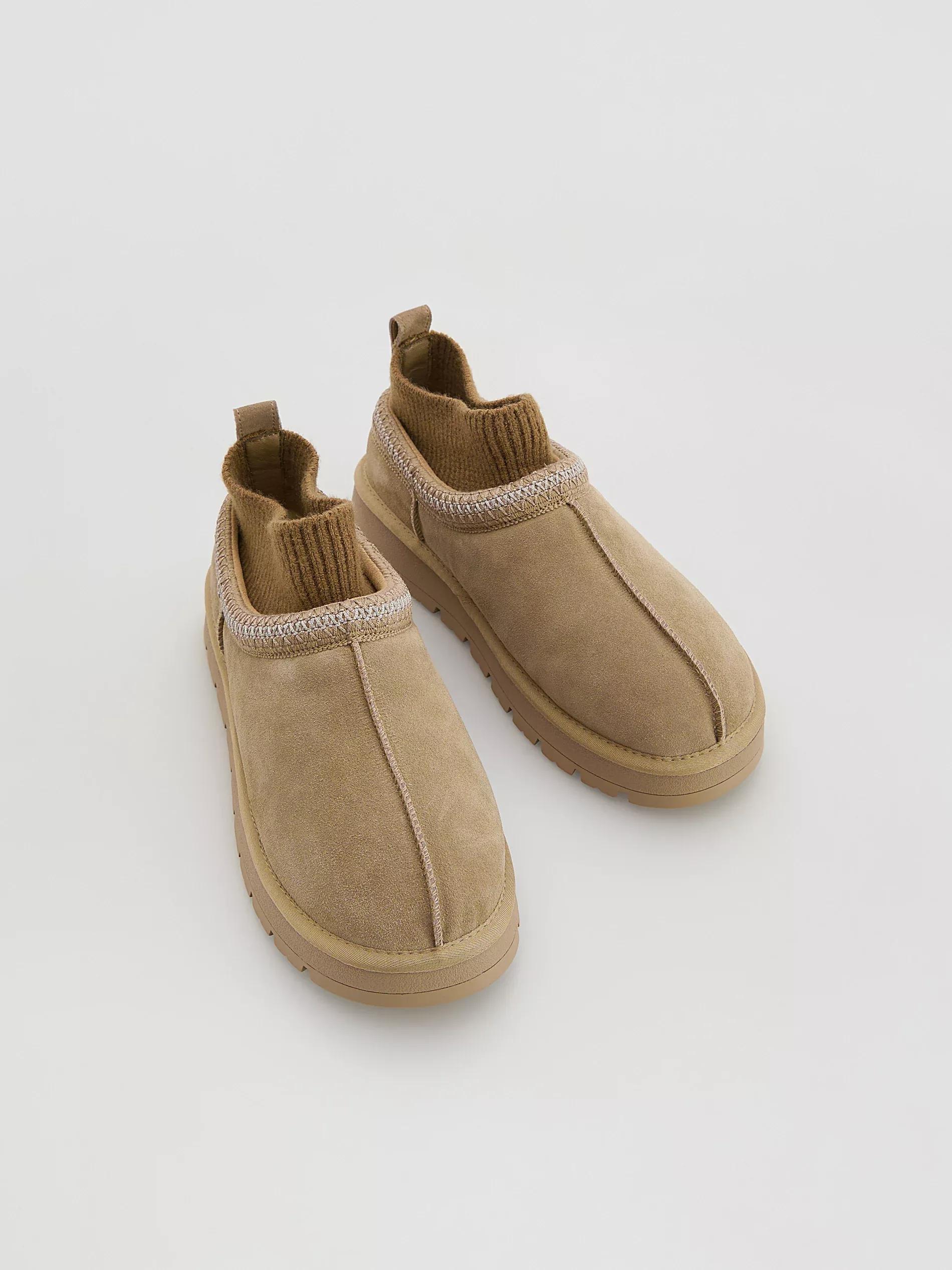 BEIGE LADIES` ANKLE BOOTS, Beige, large image number 1