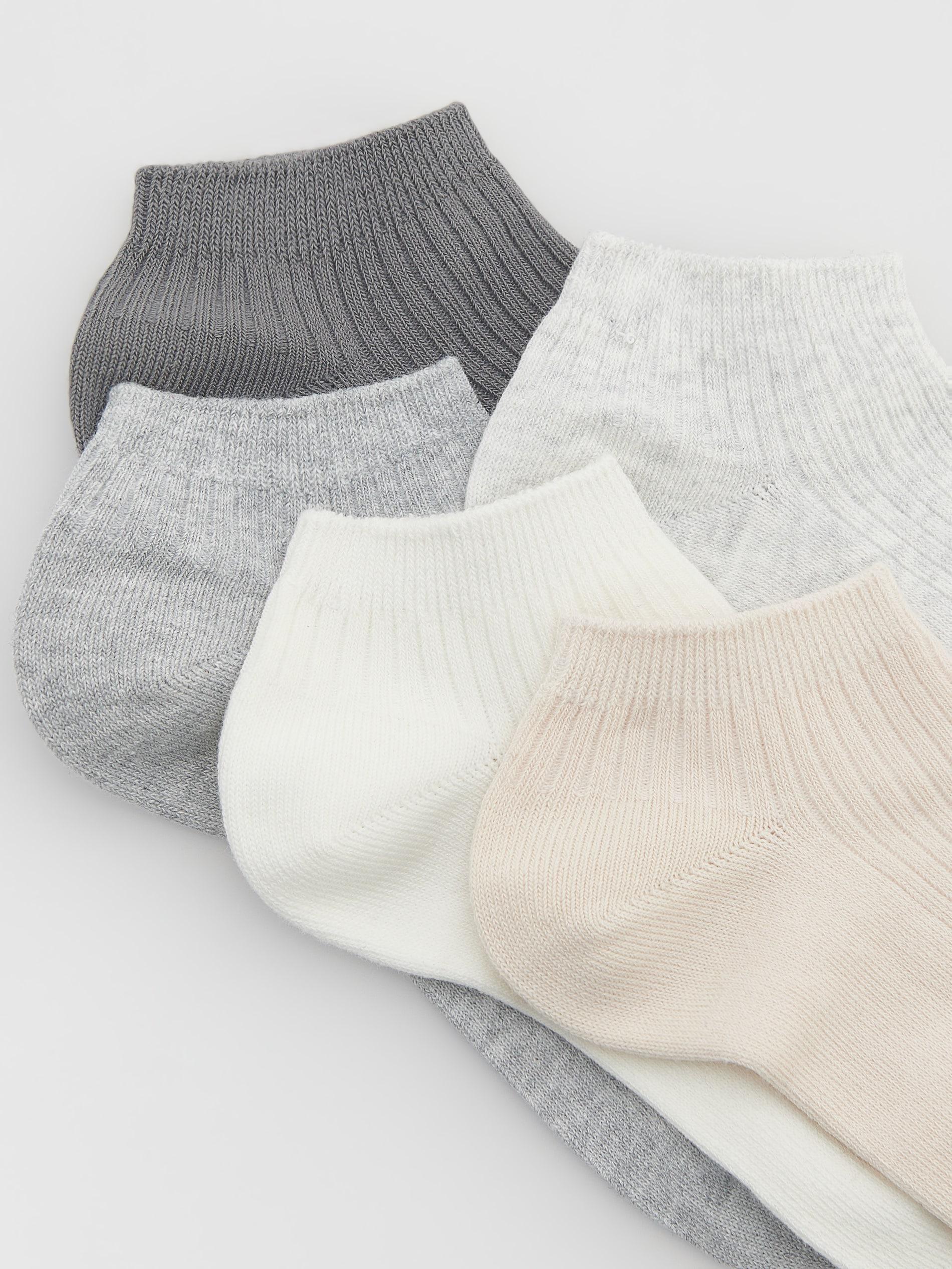 Grey Set Of 5 Socks, , large image number 1