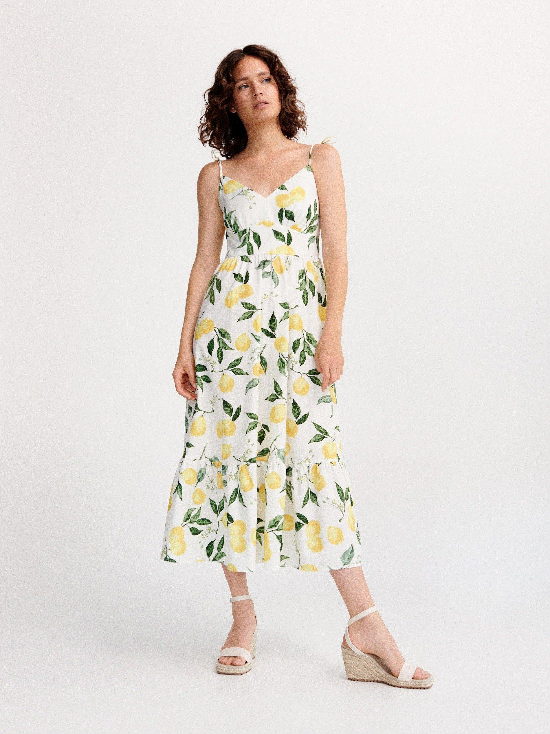 Multicolour Patterned Maxi Dress, , large image number 0