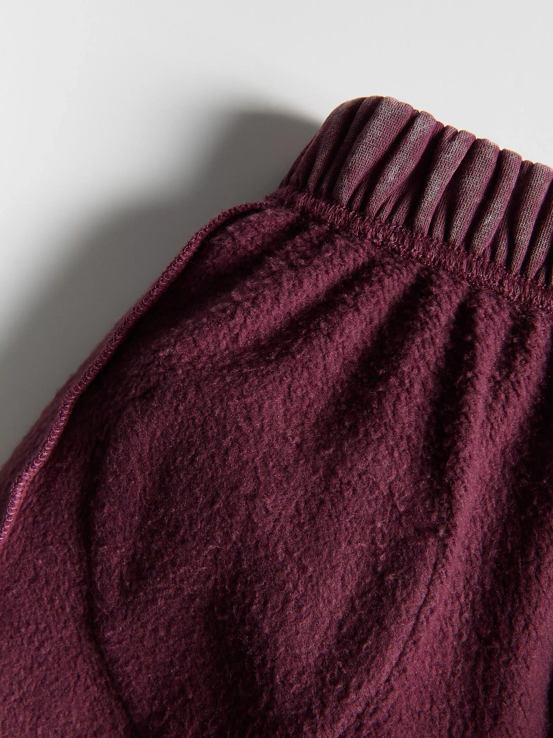 Maroon Sweatpants With Wash Effect, Burgundy, large image number 2