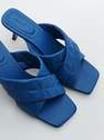 Reserved - Blue Mid Heel Sandals