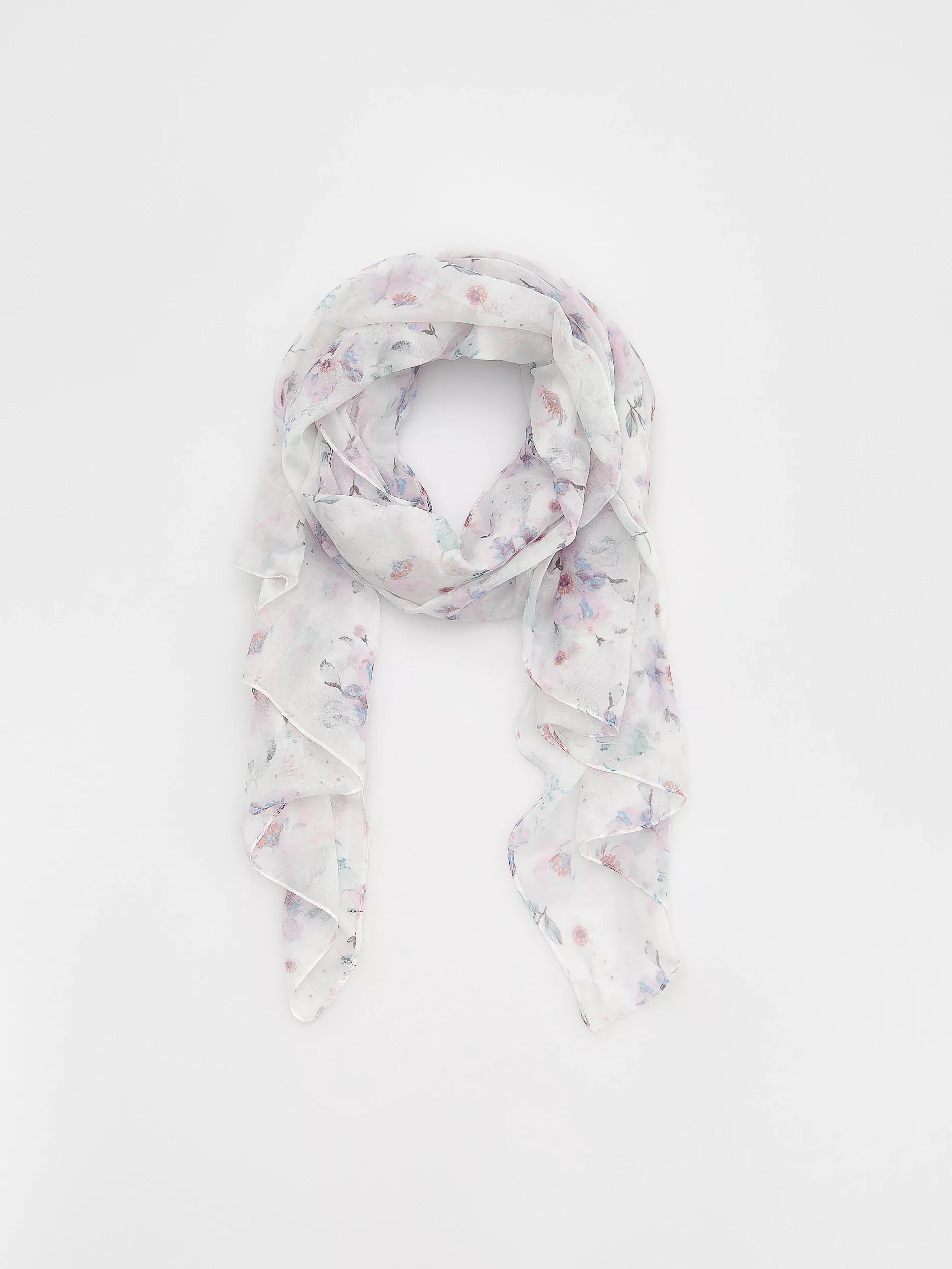 Multicolour Patterned Scarf, Multicolor, large image number 0