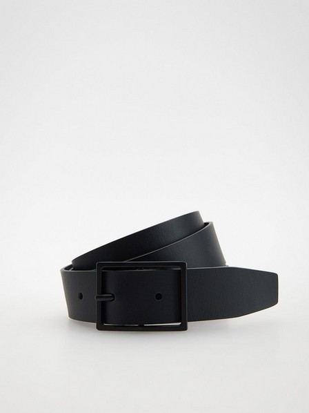 Reserved - Black Leather Belt