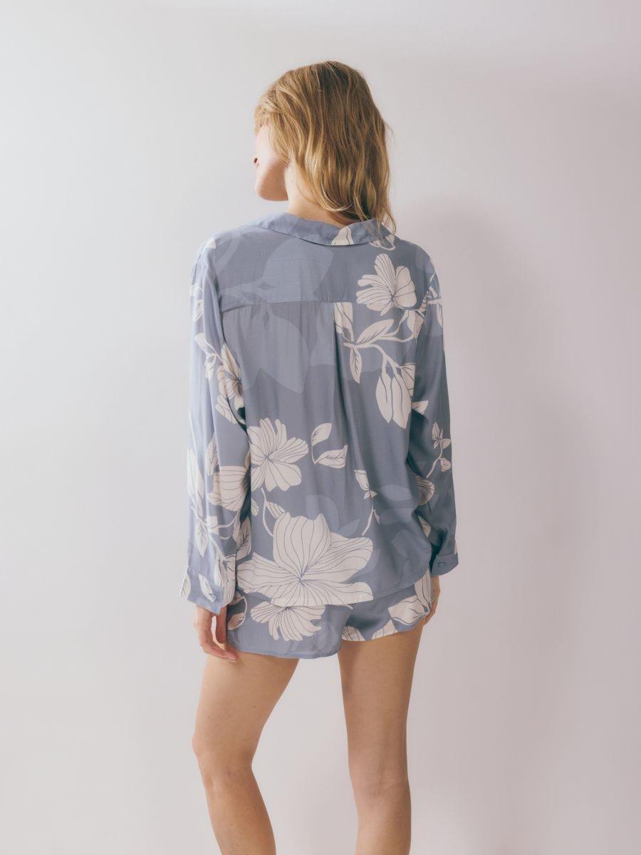Blue Printed Pajamas, , large image number 2