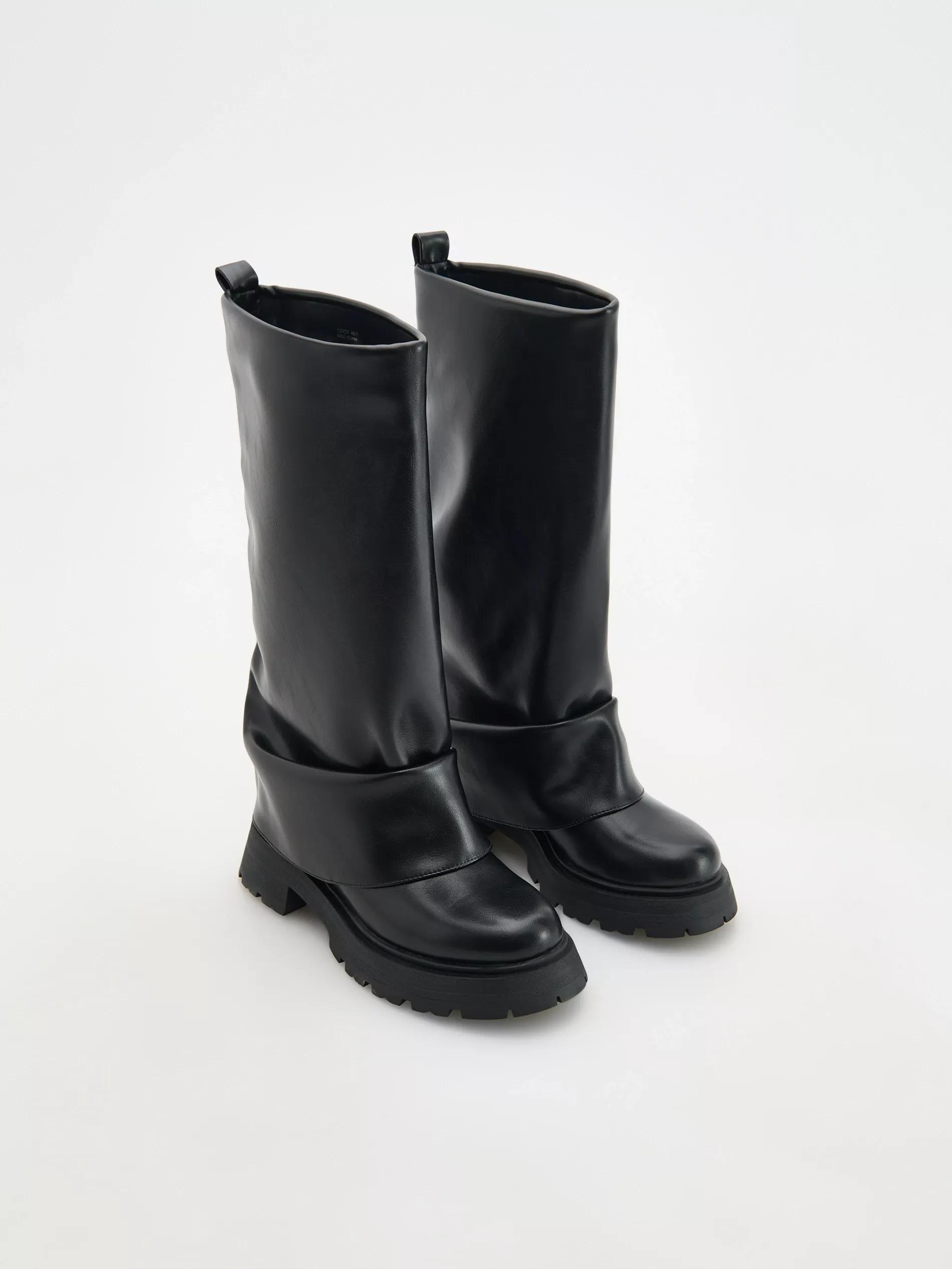 Black High Heel Boots, , large image number 2
