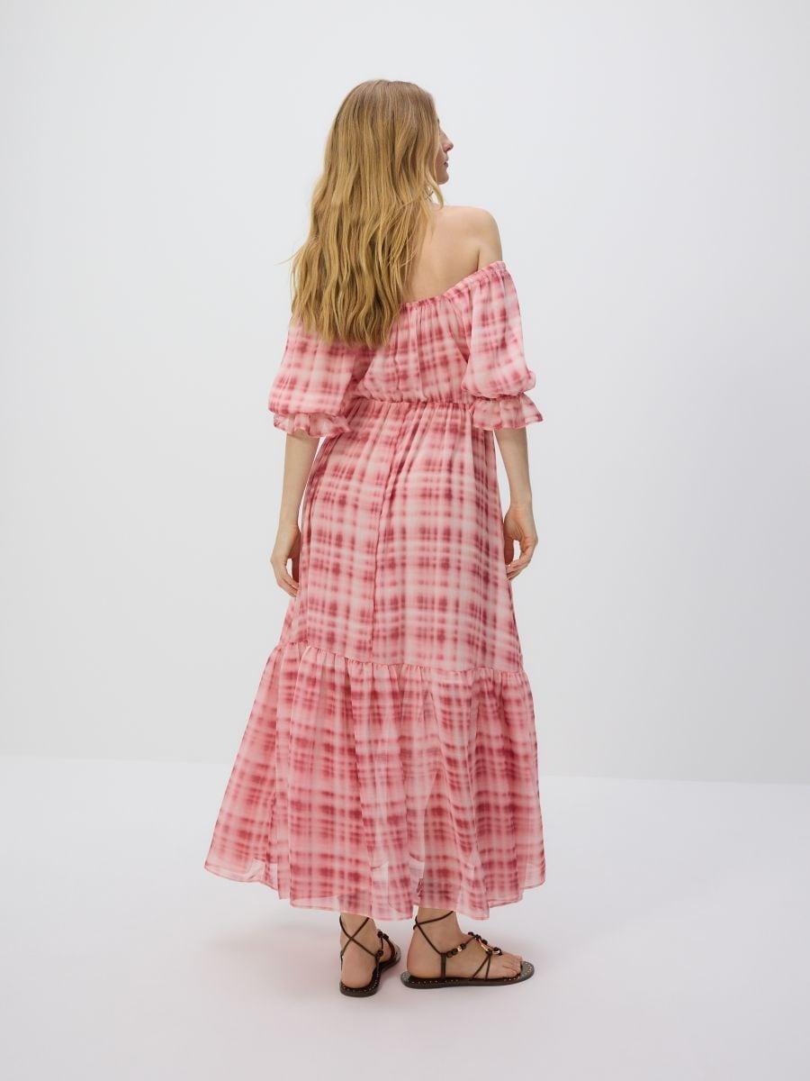 Red Patterned Maxi Dress, , large image number 2