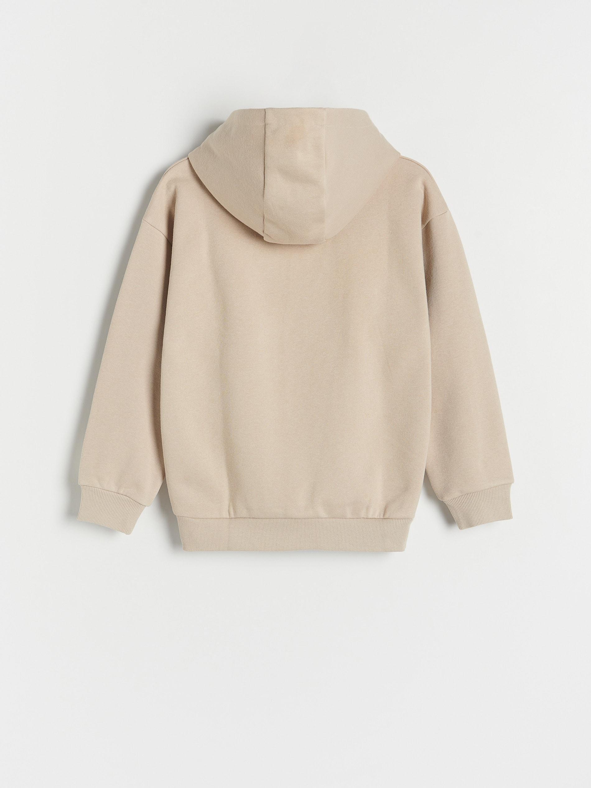 Beige Oversized Hoodie, Kids Boys, , large image number 2