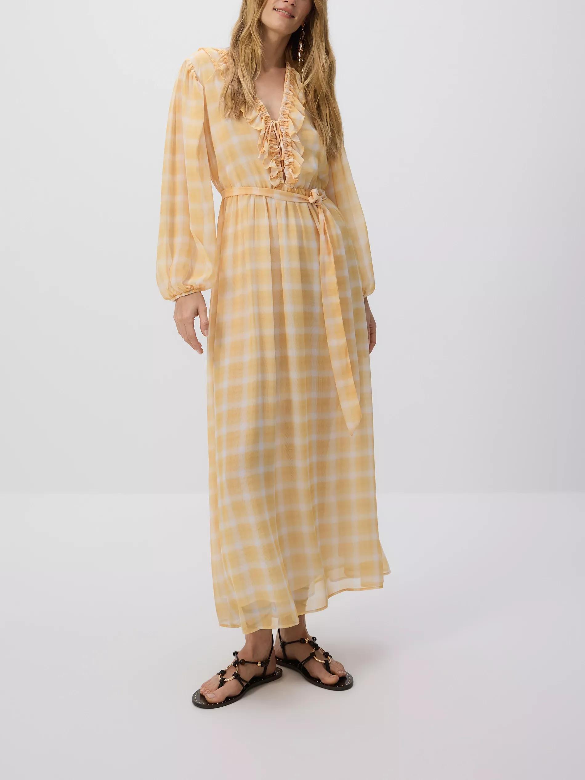 Yellow Checked Dress, , large image number 1