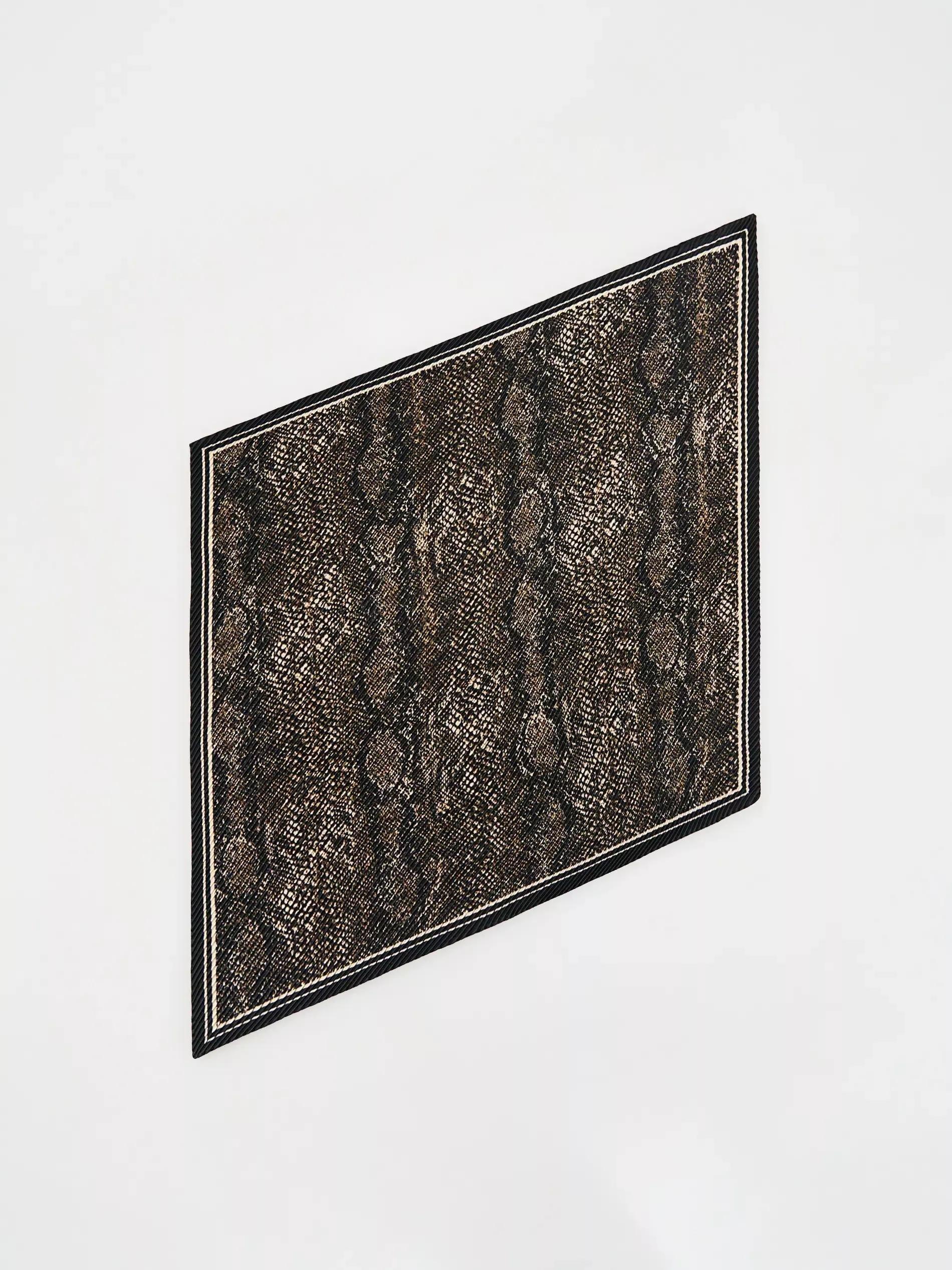 Brown Scarf, Brown, large image number 1