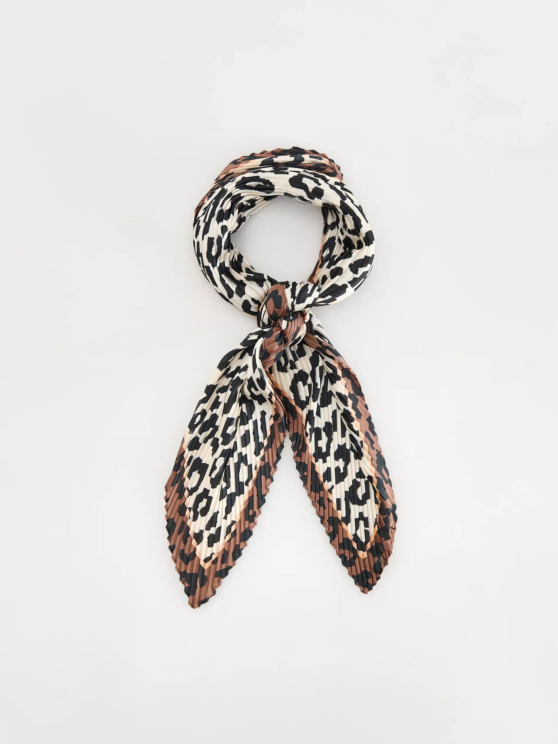 Brown Scarf, Brown, large image number 0