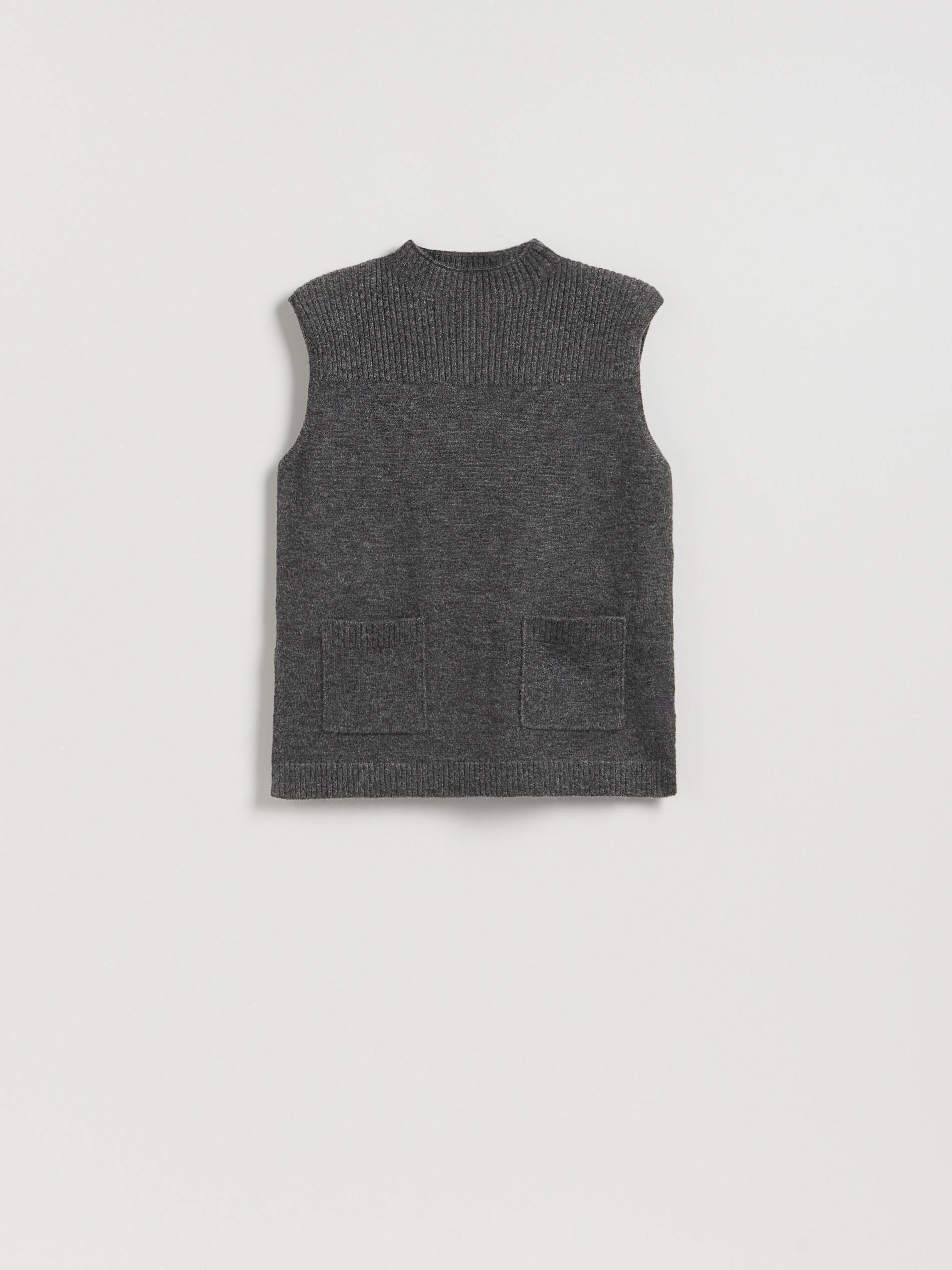 Grey Waistcoat With Pockets, Grey, large image number 4