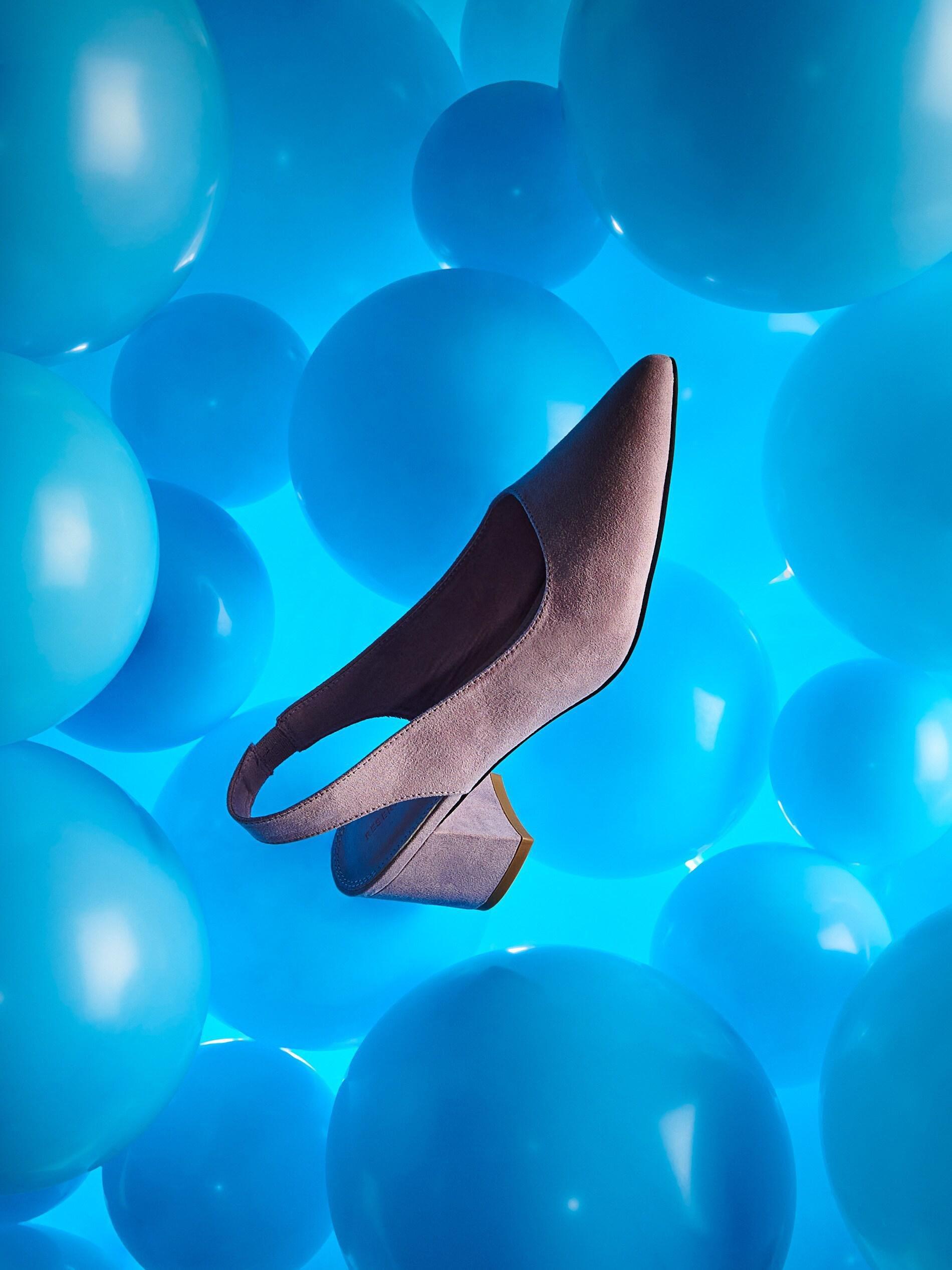 Purple Block Heel Pumps, , large image number 4