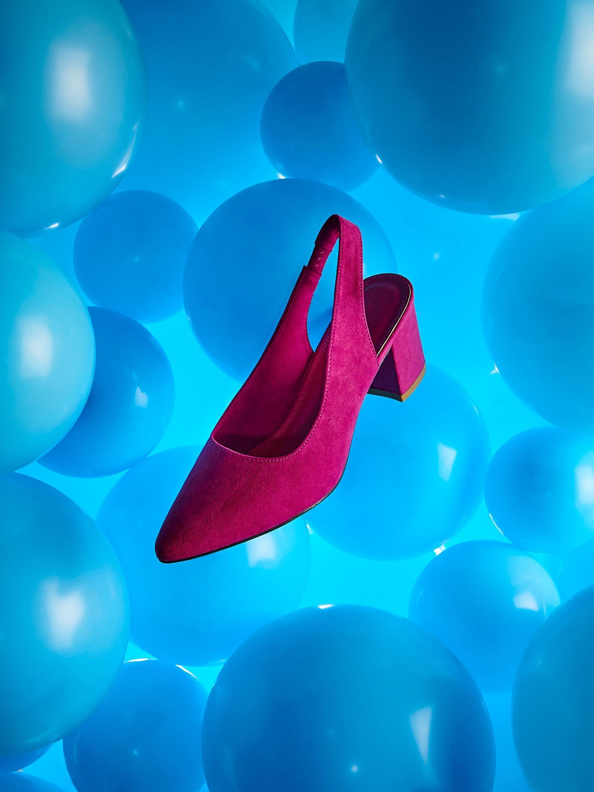 LADIES` PUMPS FUCHSIA, , large image number 0