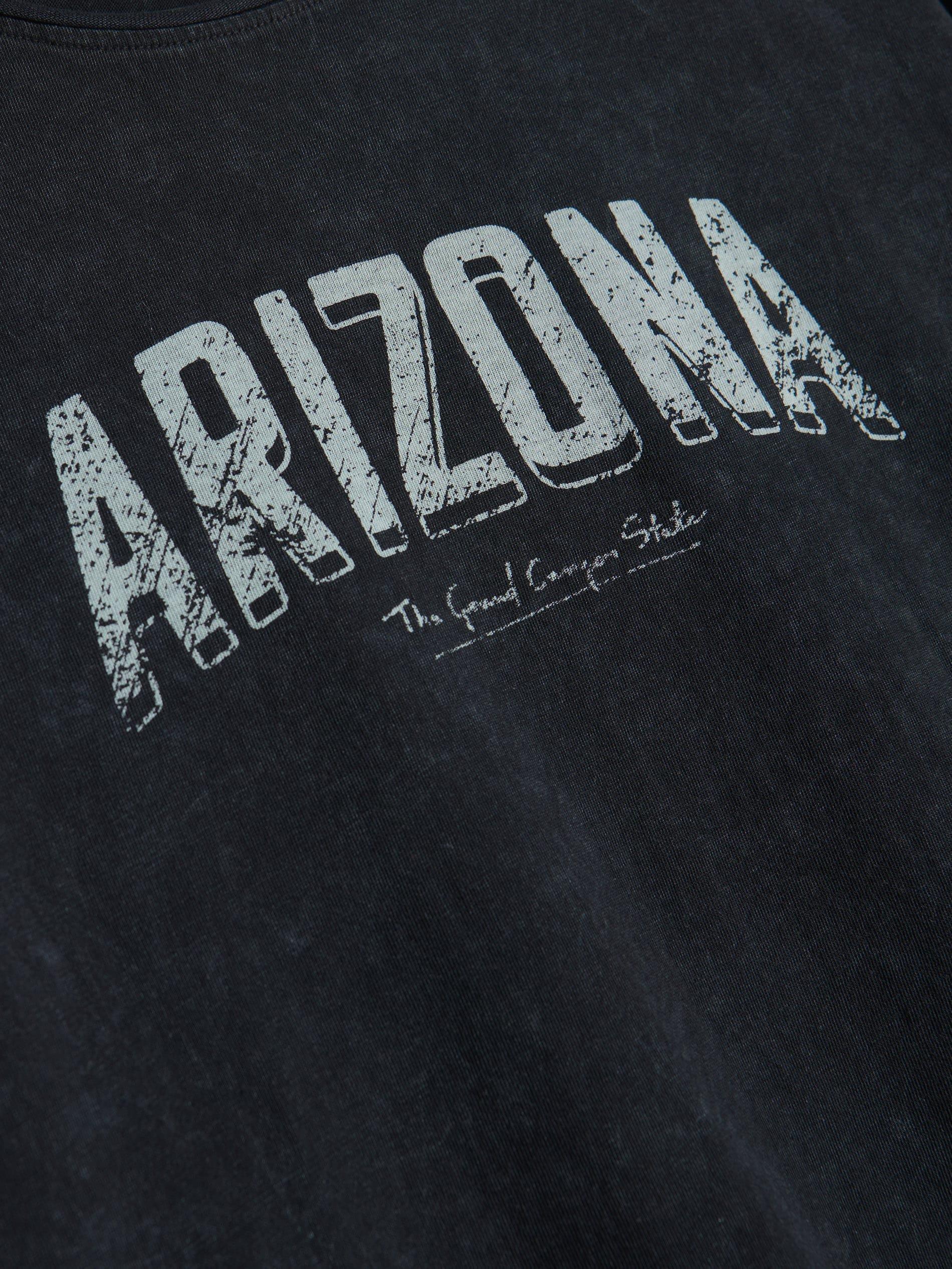 Black Printed Regular T-Shirt, , large image number 3