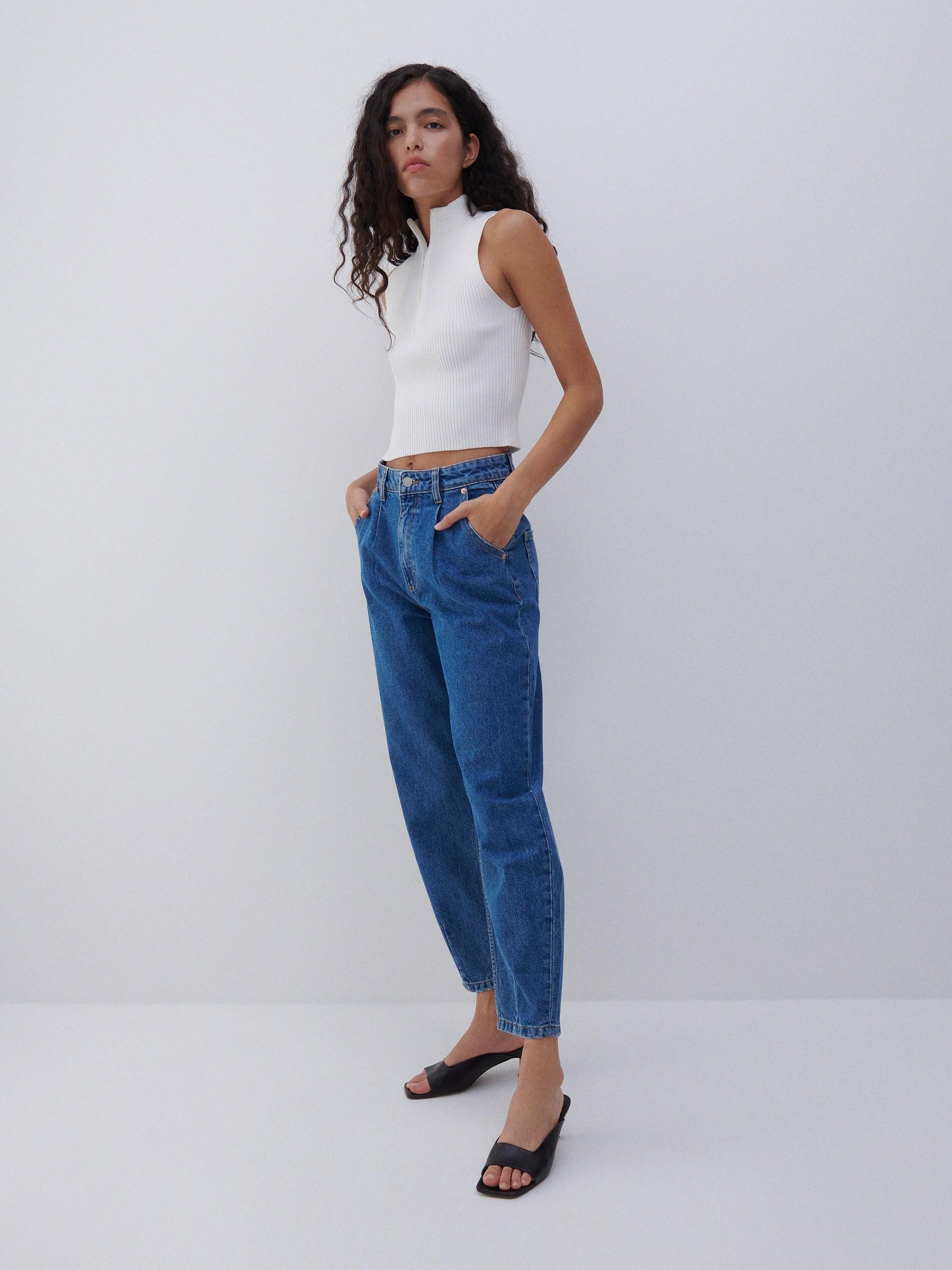 Reserved - Blue Balloon Jeans, Women