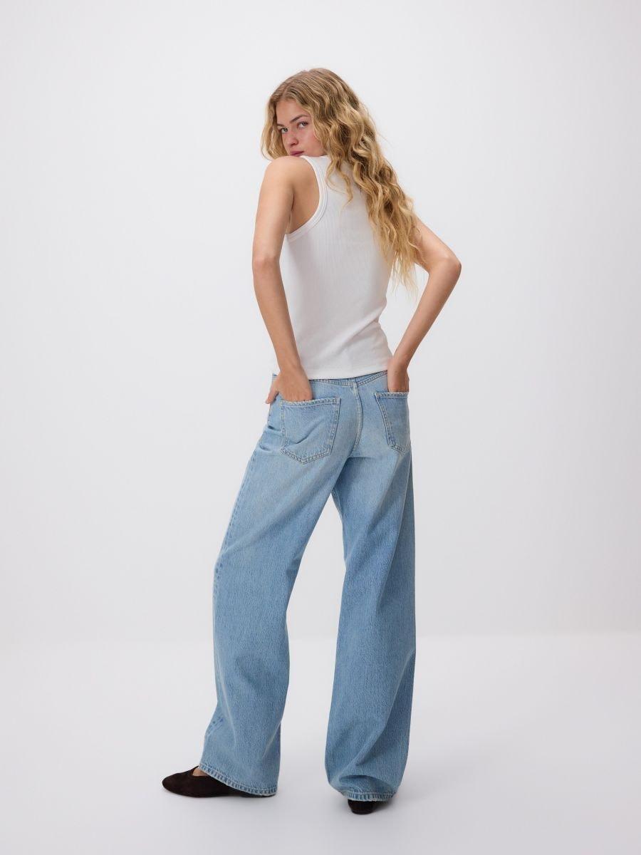 Blue Wide-leg jeans, Blue, large image number 1