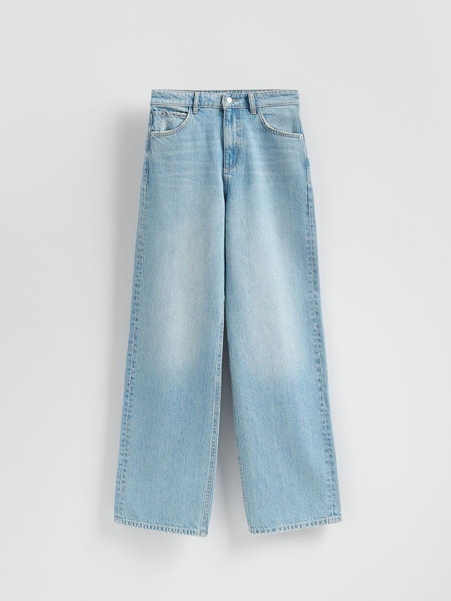 Blue Wide-leg jeans, Blue, large image number 2
