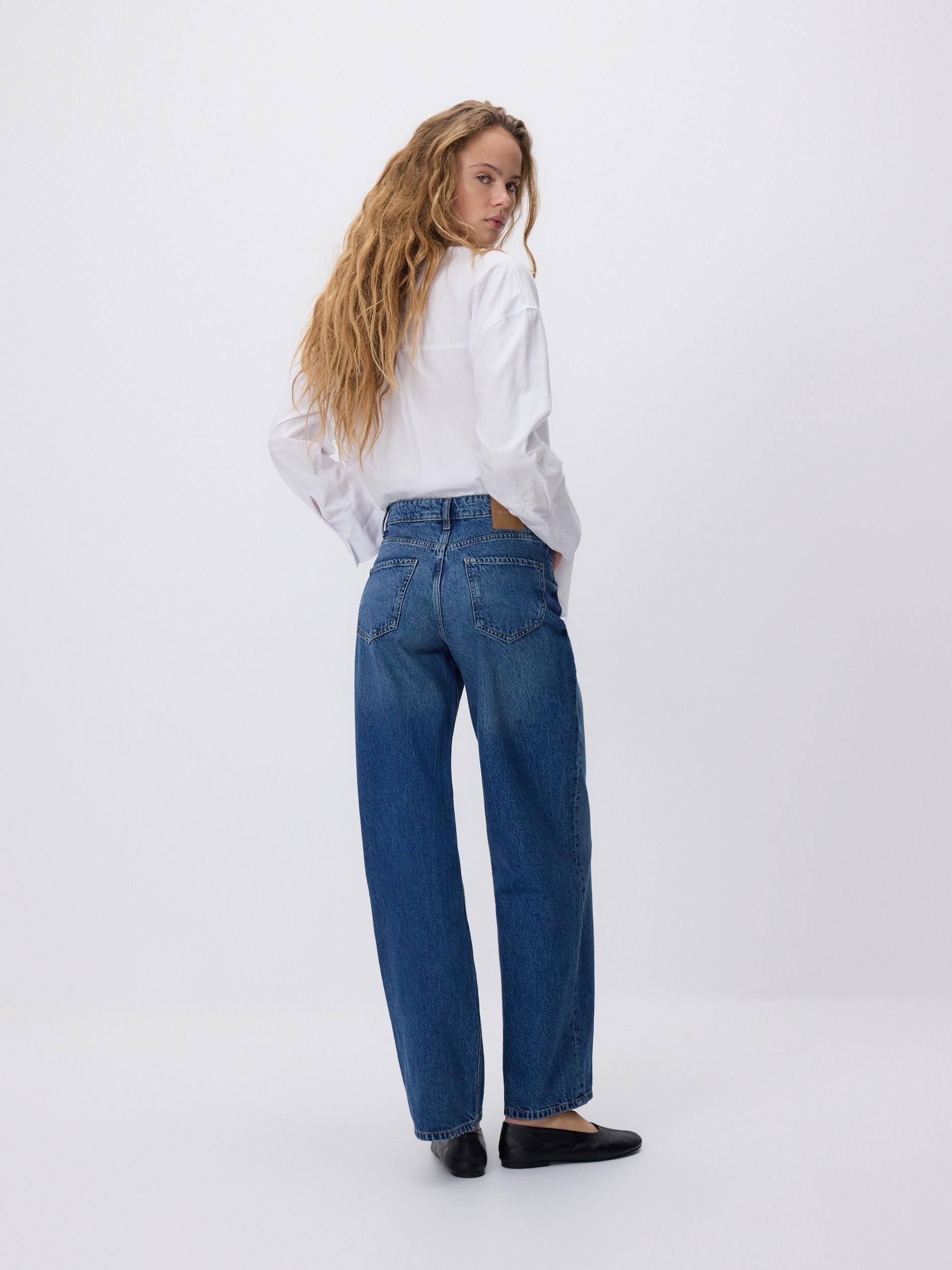 Blue Wide-leg jeans, Blue, large image number 5