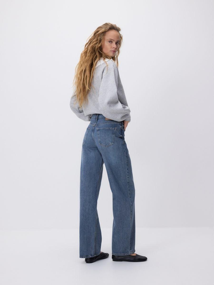Blue Wide-leg jeans, Blue, large image number 1