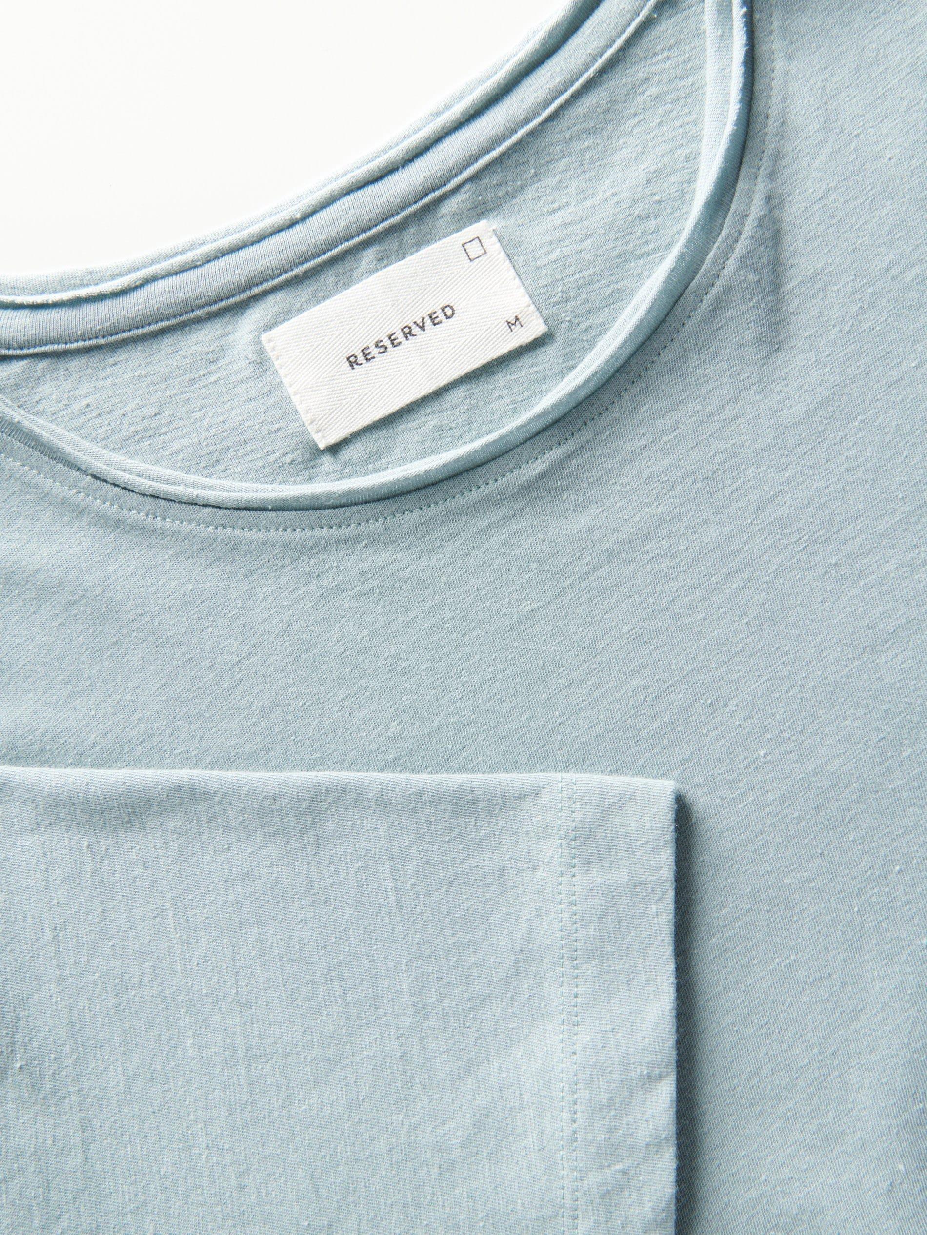 Blue Round Neck T-Shirt, , large image number 3