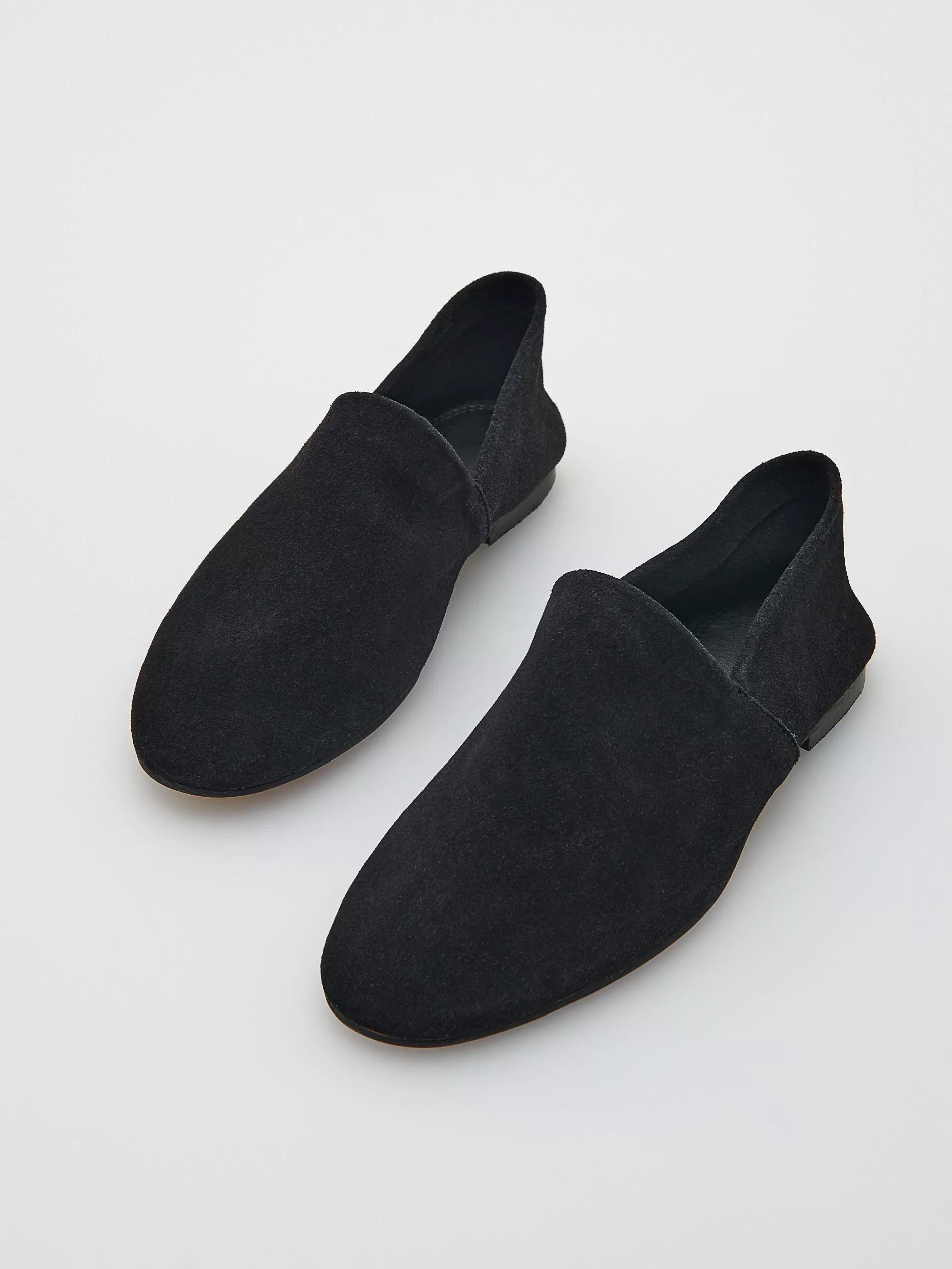 Black Leather Loafers, , large image number 1