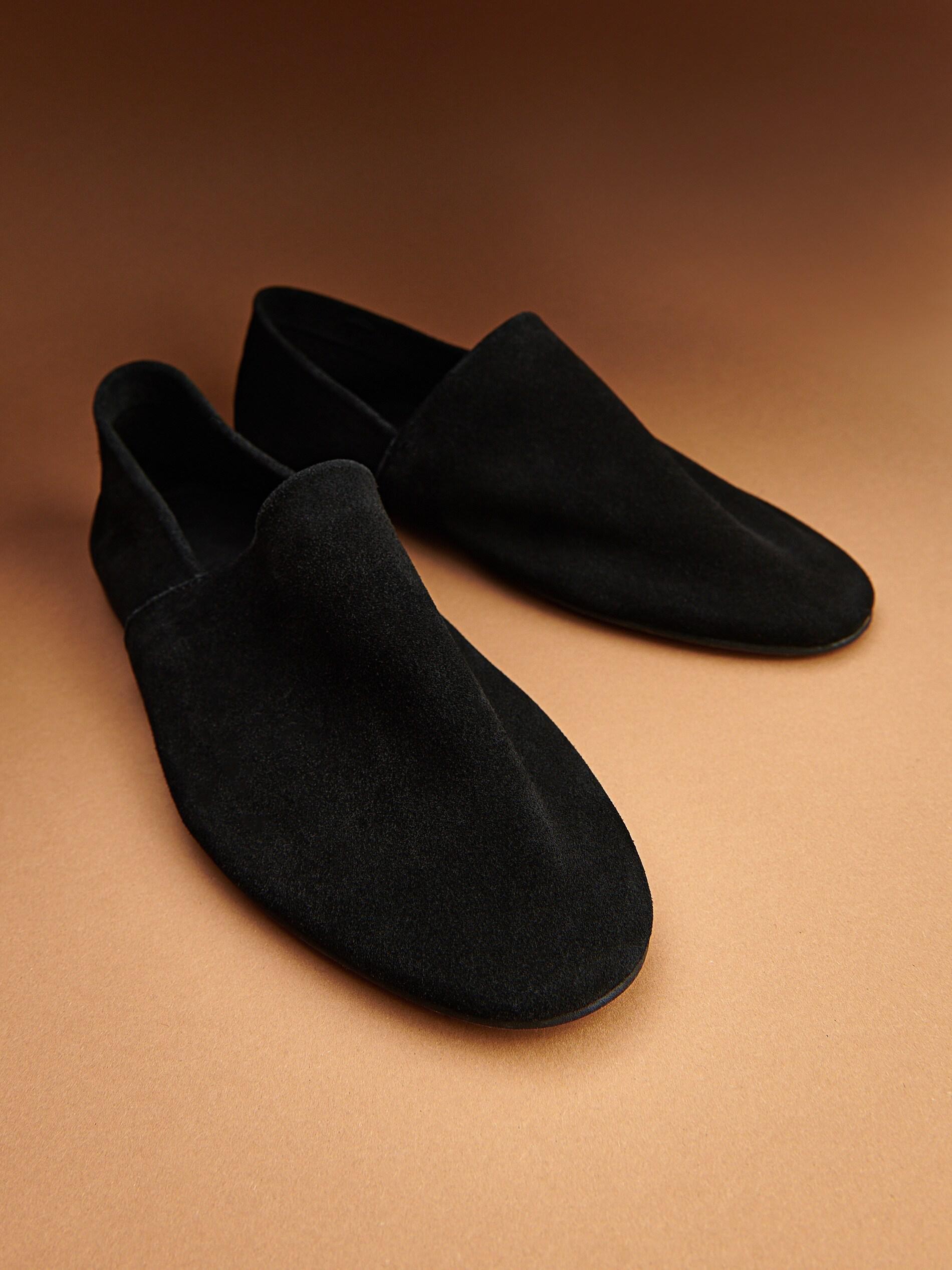 Black Leather Loafers, , large image number 2