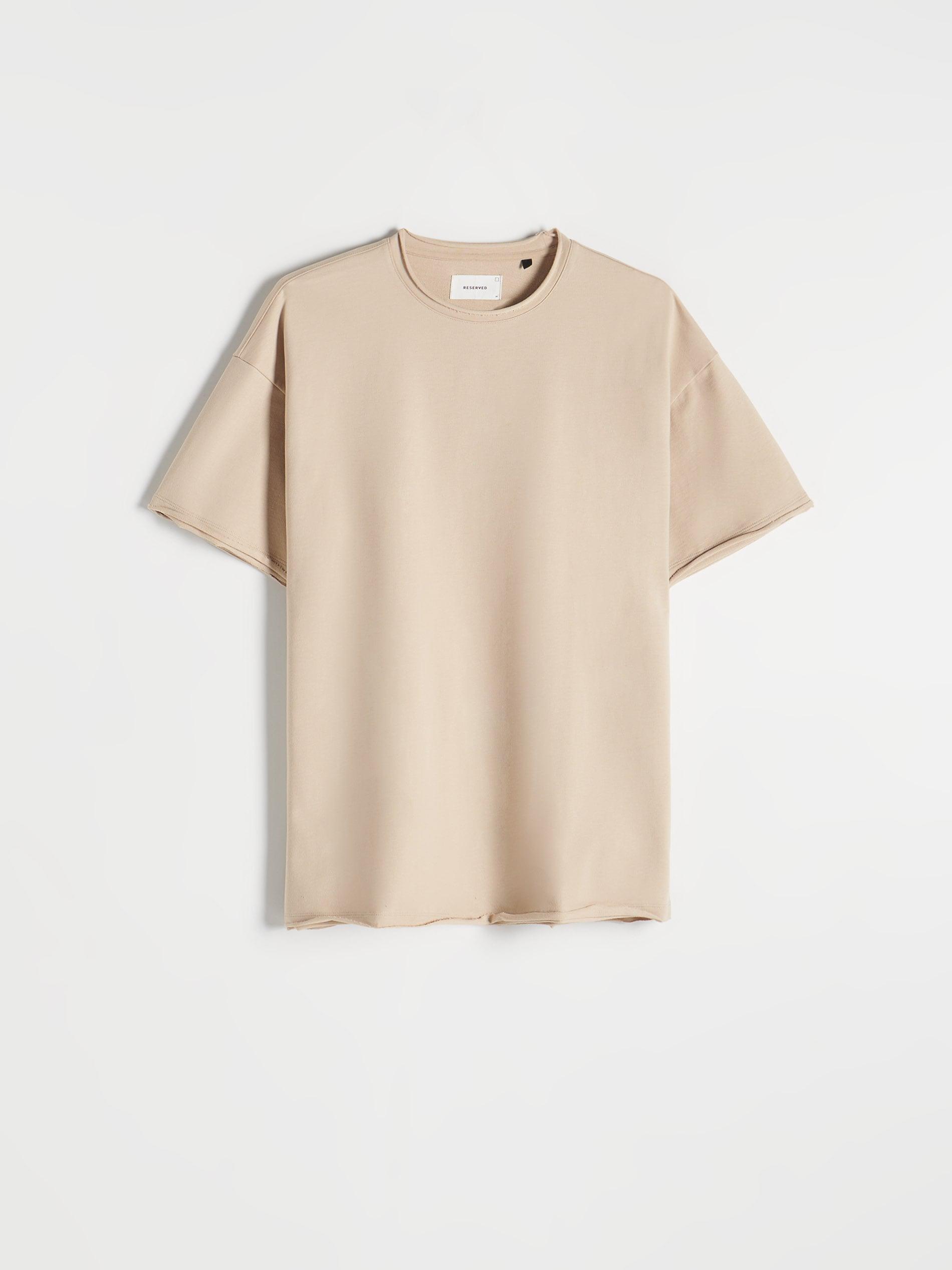 Beige Cotton T-Shirt, , large image number 5