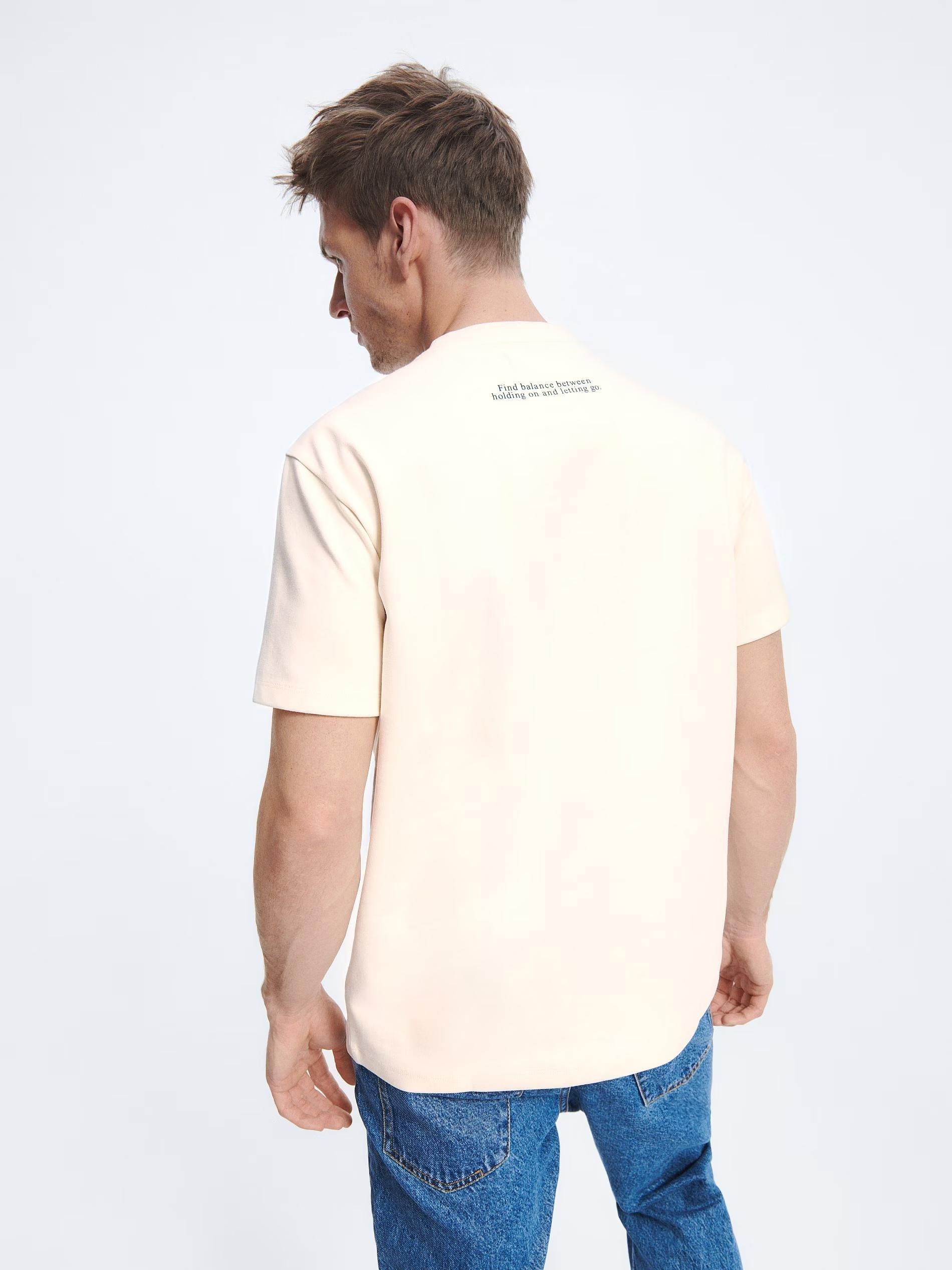 Cream Regular Printed T-Shirt, , large image number 2