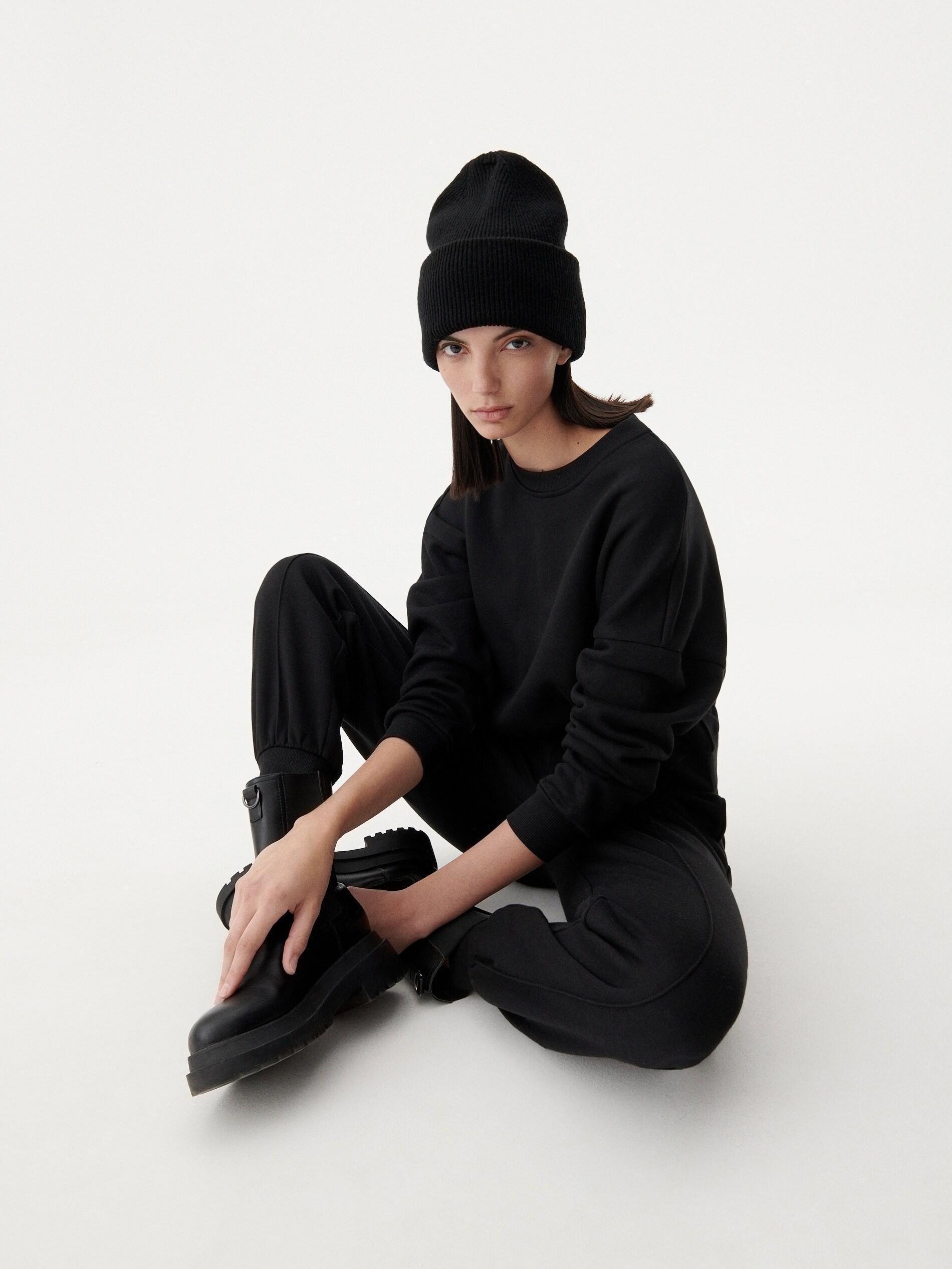 Black Joggers, , large image number 0
