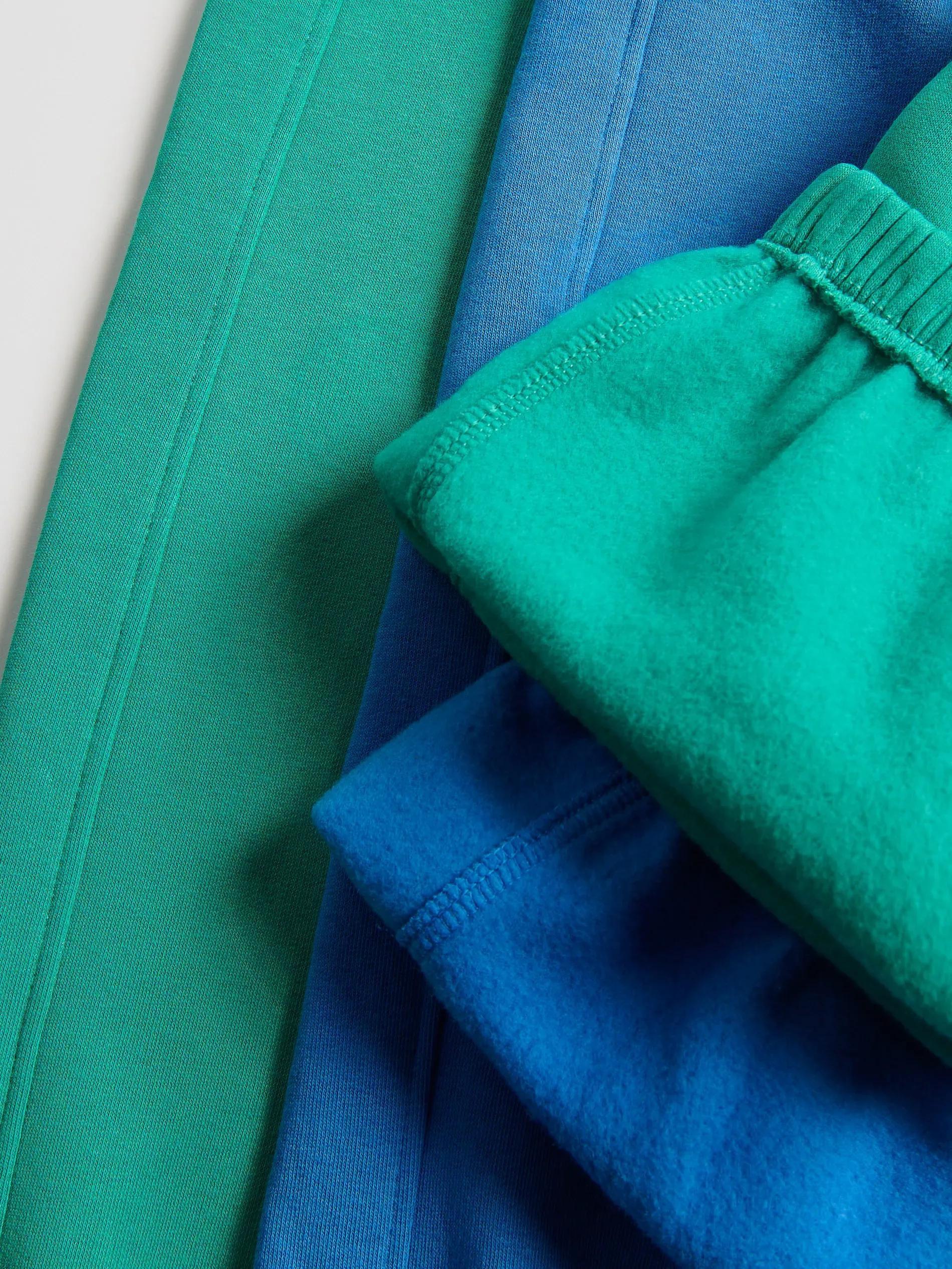 Blue Cotton Joggers, Blue, large image number 3