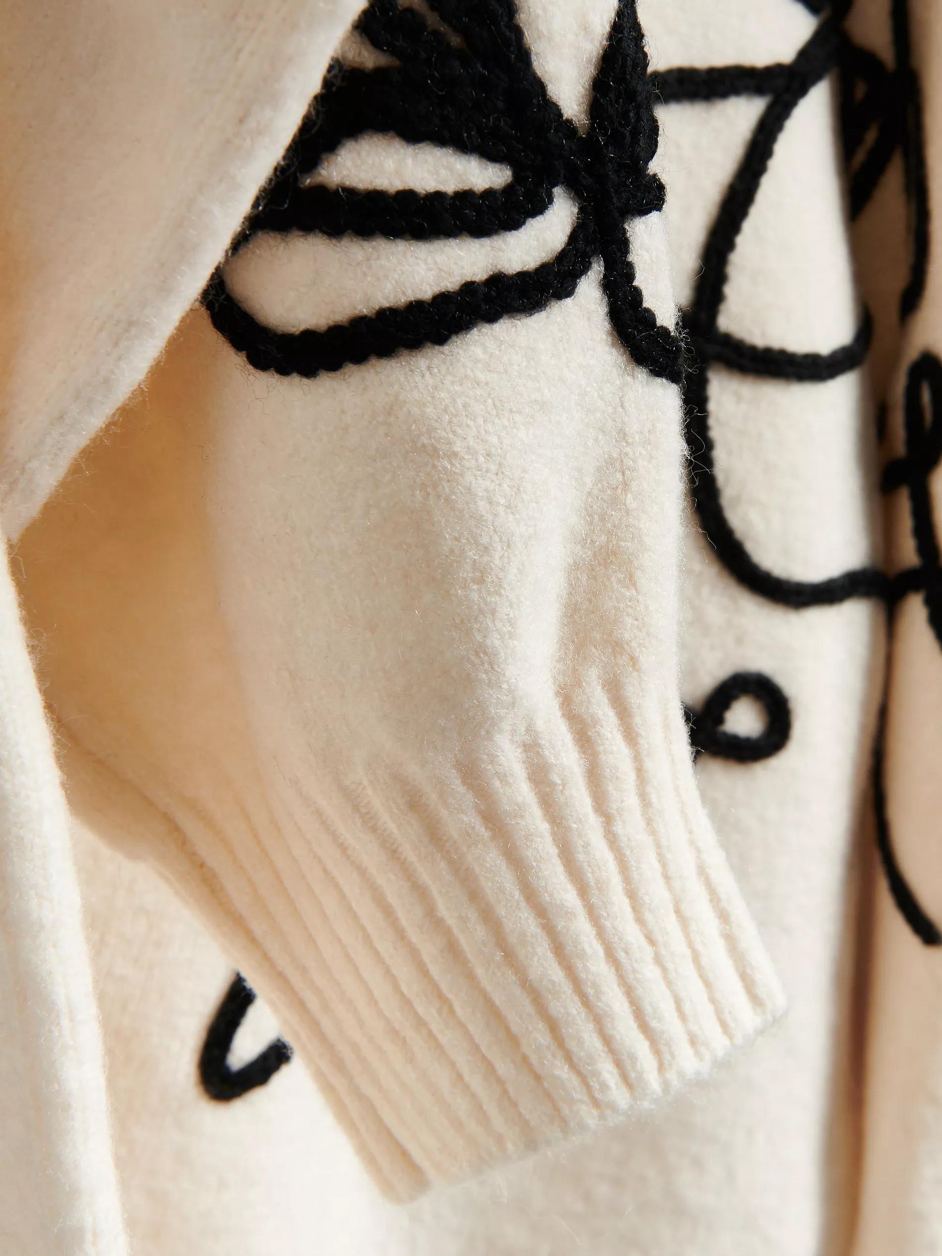 Beige Oversized Jumper, Ivory, large image number 5