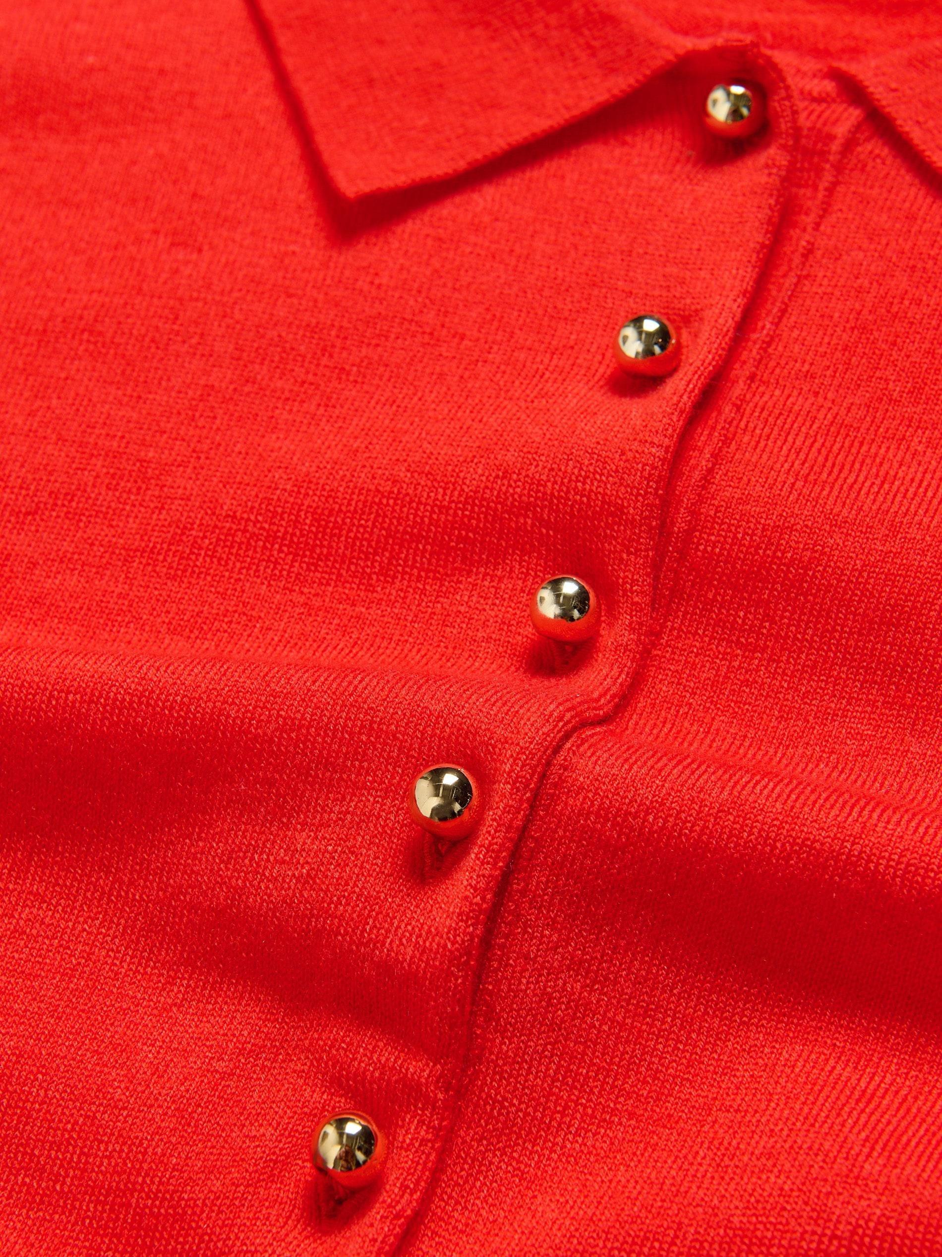 Red Wool Blend Jumper, Red, large image number 5