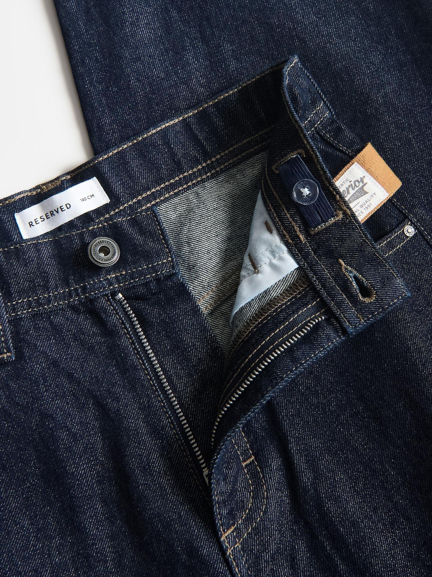 Navy Baggy Jeans, Navy, medium