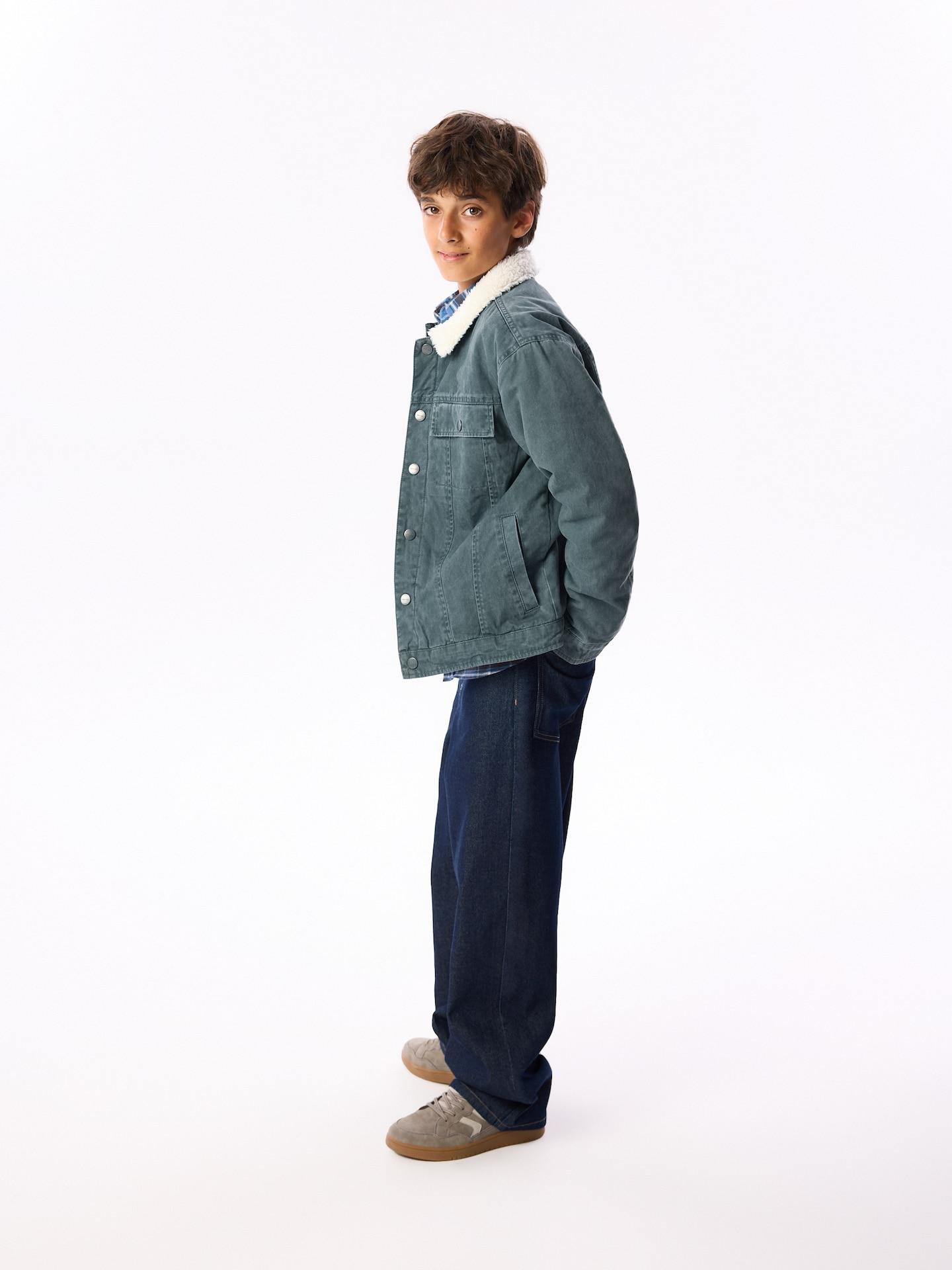 Navy Baggy Jeans, Navy, large image number 6