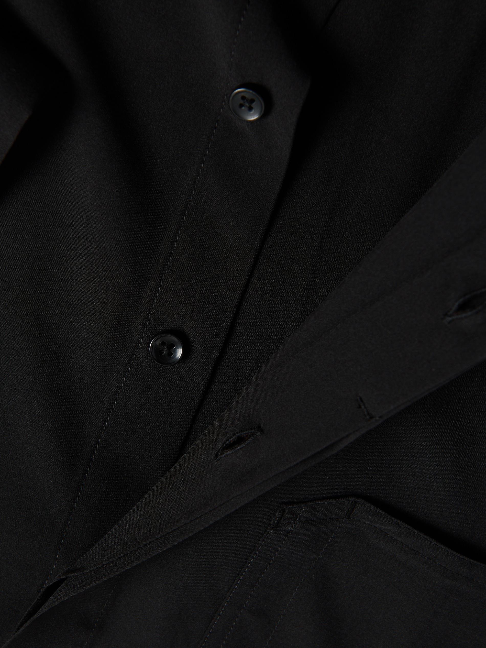 Black Regular Fit Short Sleeve Shirt, Black, large image number 7