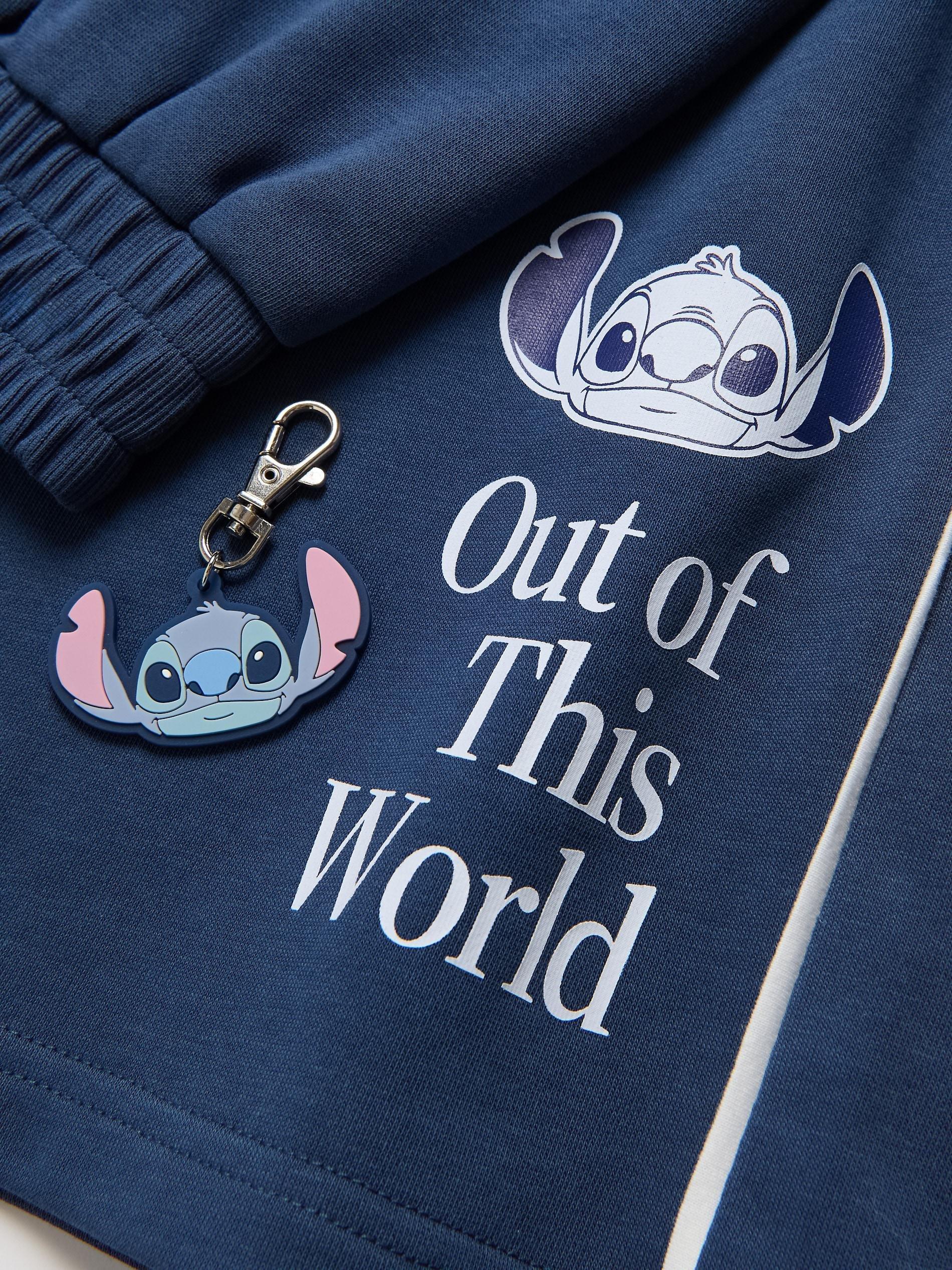 Navy Trousers With Keychain Lilo And Stitch, Navy, large image number 4