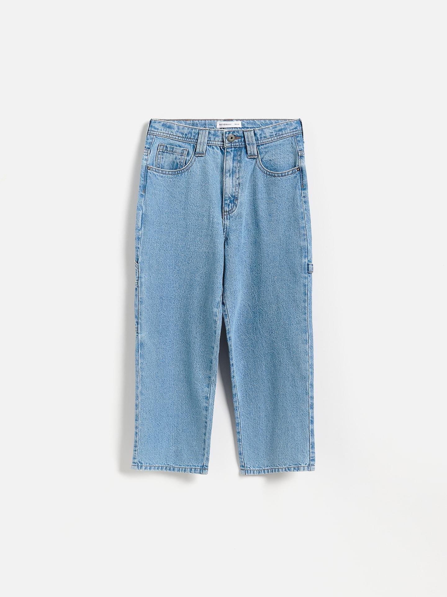 Blue Baggy Jeans, Blue, medium