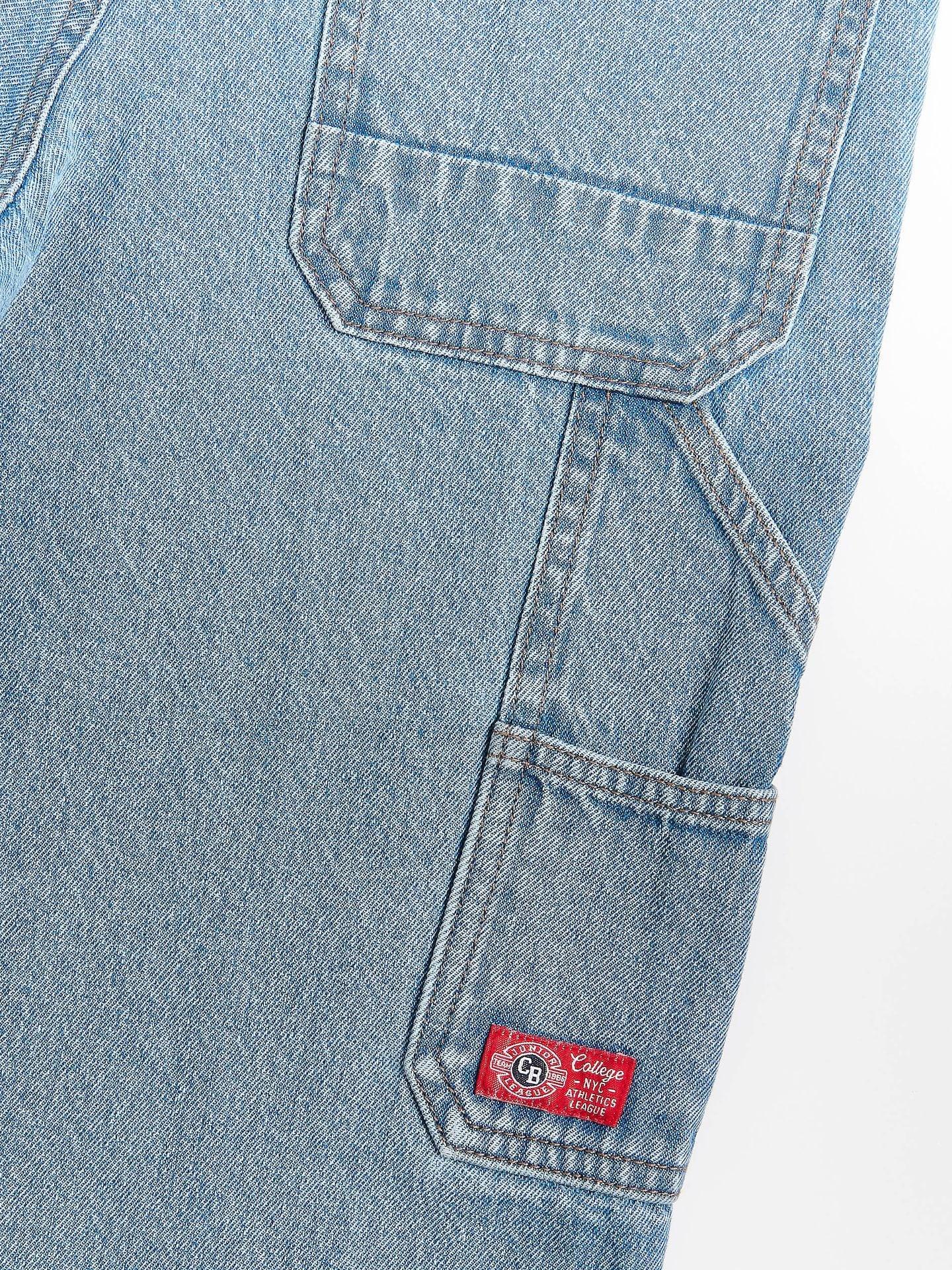 Blue Baggy Jeans, Blue, medium