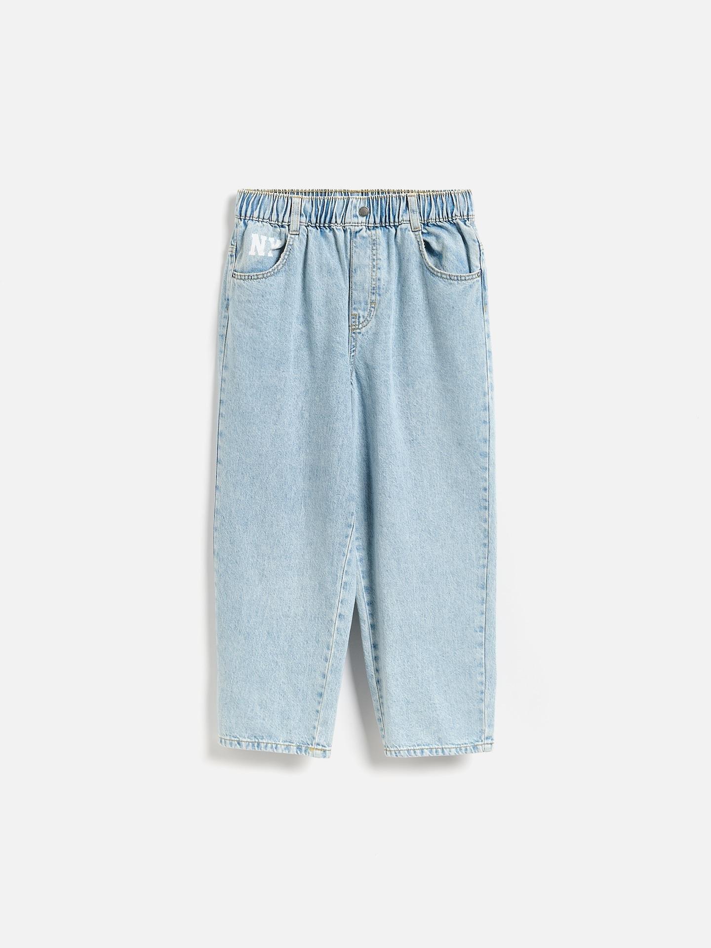 Blue Baggy Jeans, Blue, large image number 0