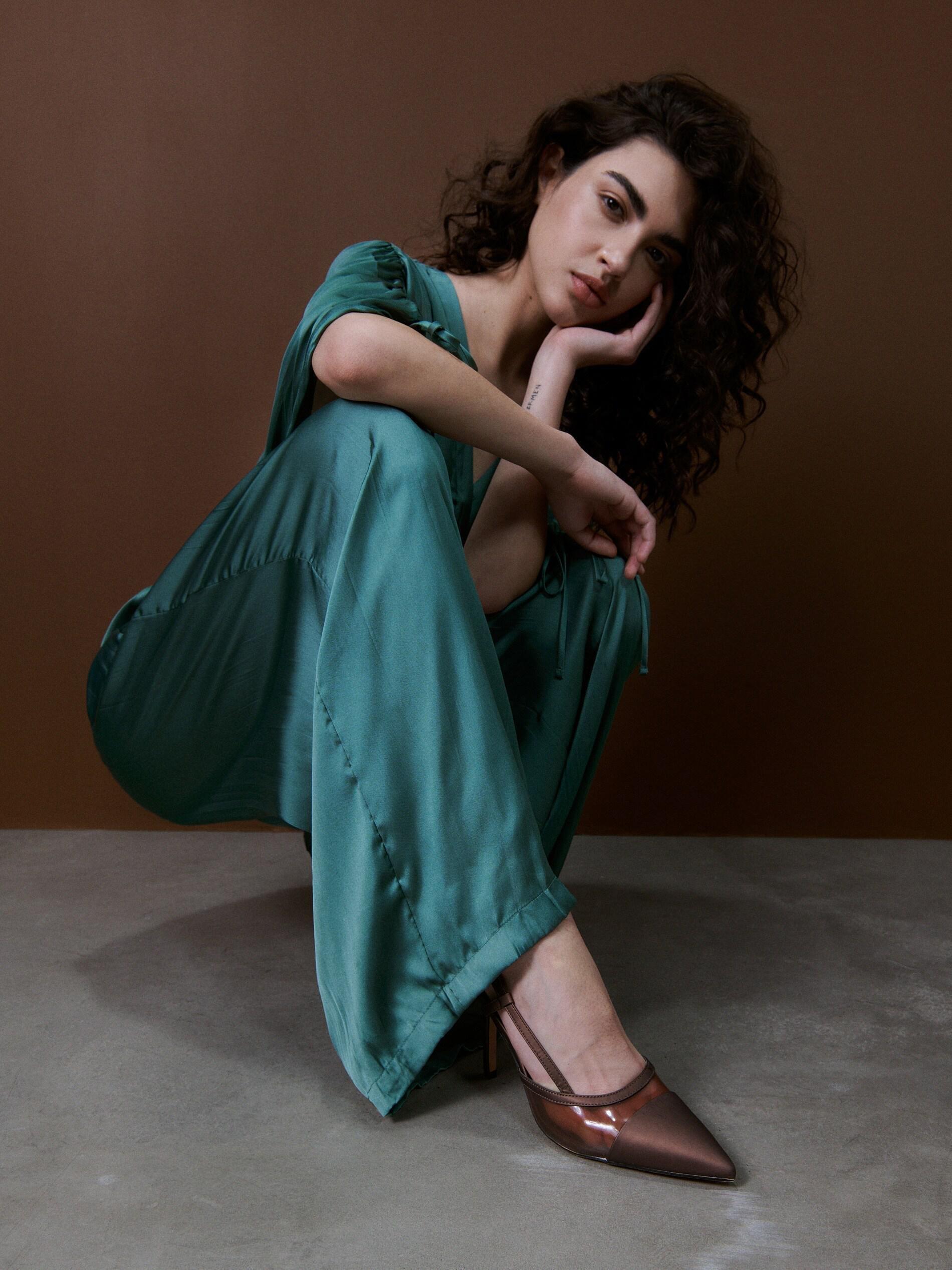 Brown Heeled Pumps, , large image number 1