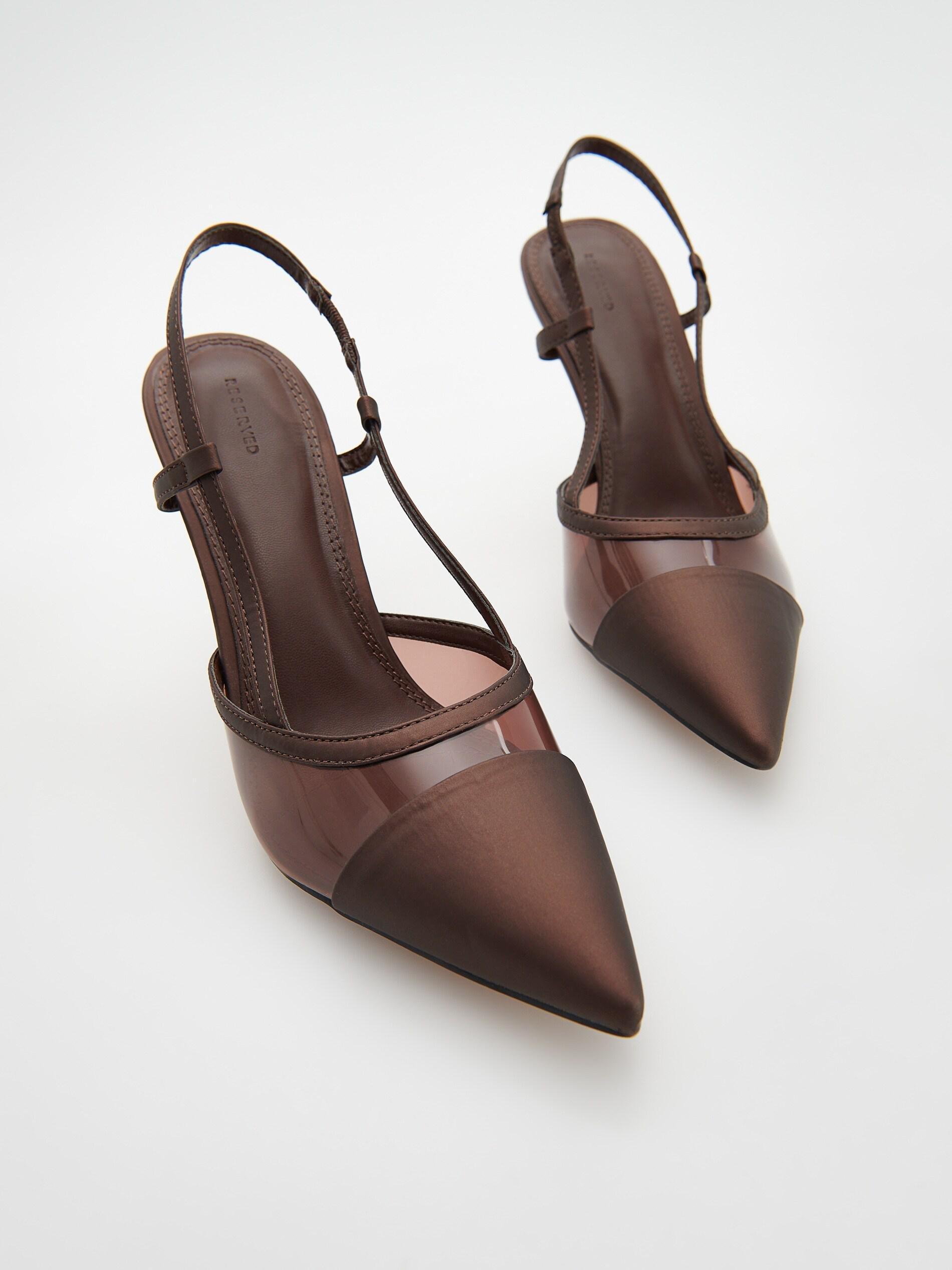 Brown Heeled Pumps, , large image number 2