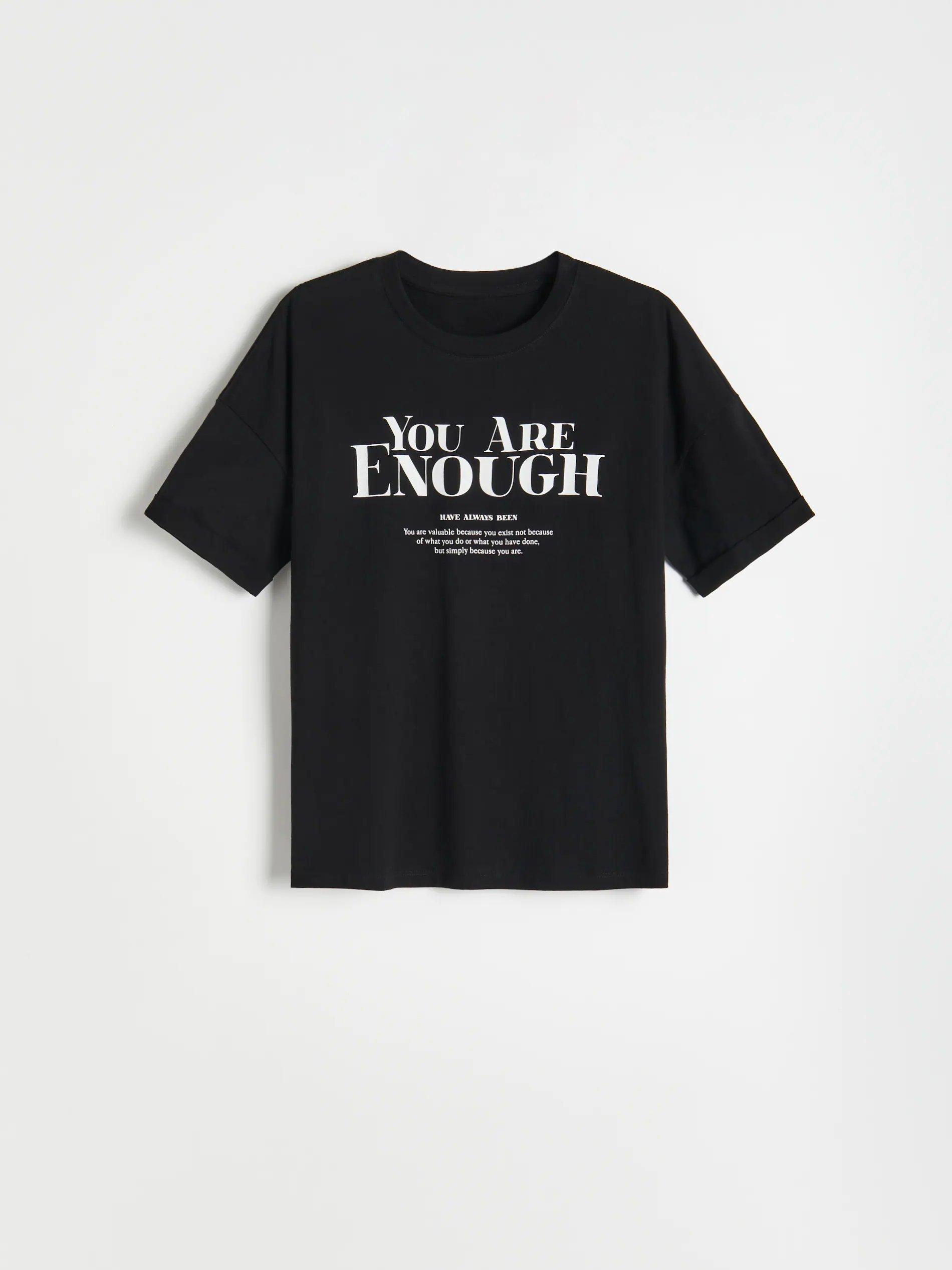 Reserved - Black Printed T-Shirt