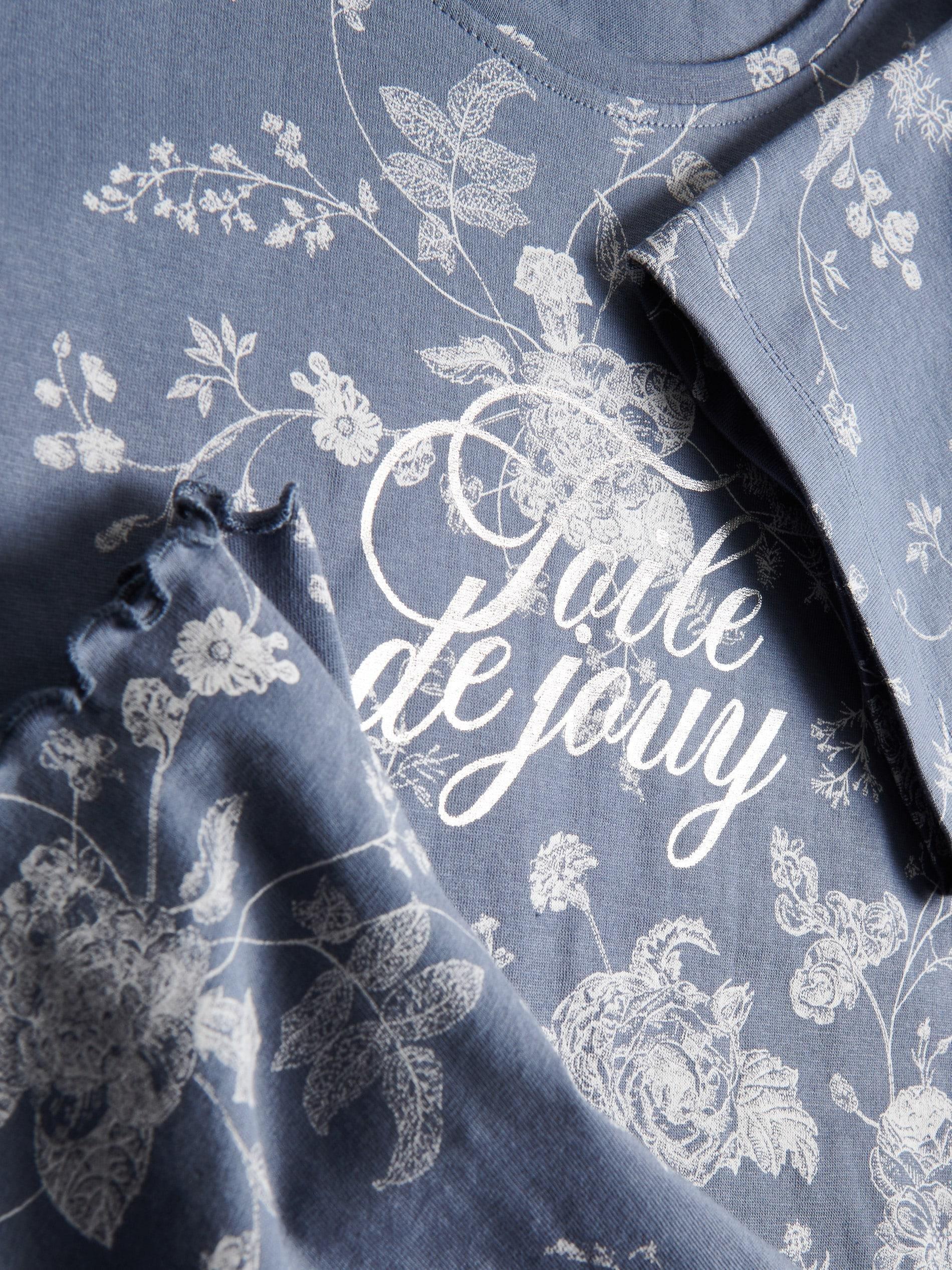 Grey Printed Nightdress, , large image number 4